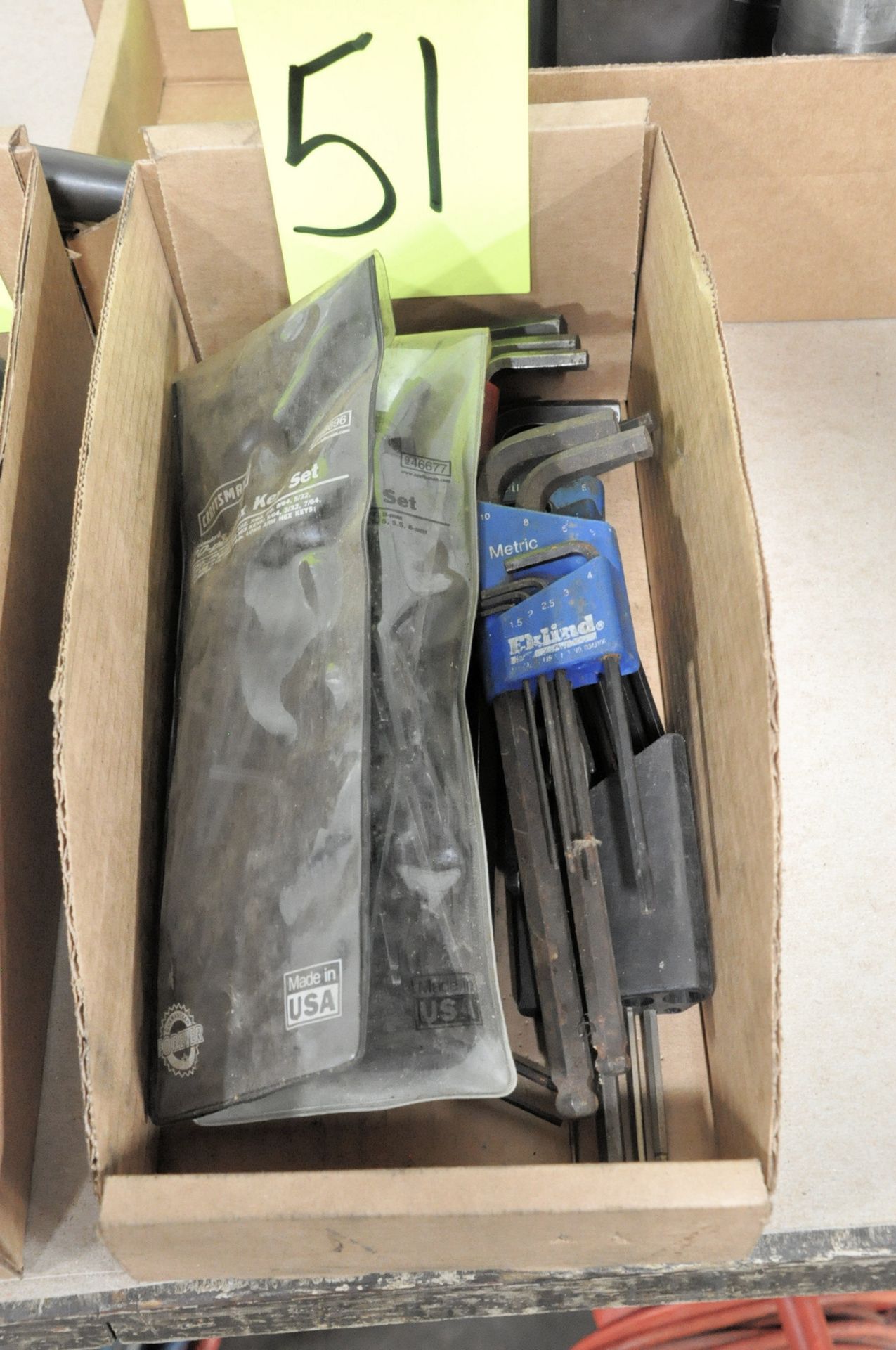 Lot-Allen Wrench Sets in (1) Box