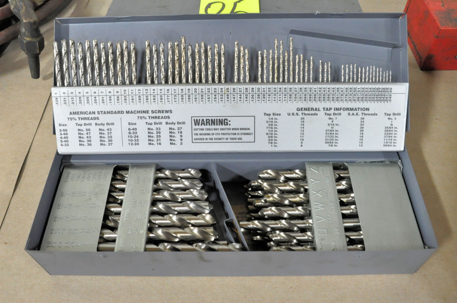 Multi-Compartment Drill Index with Drills