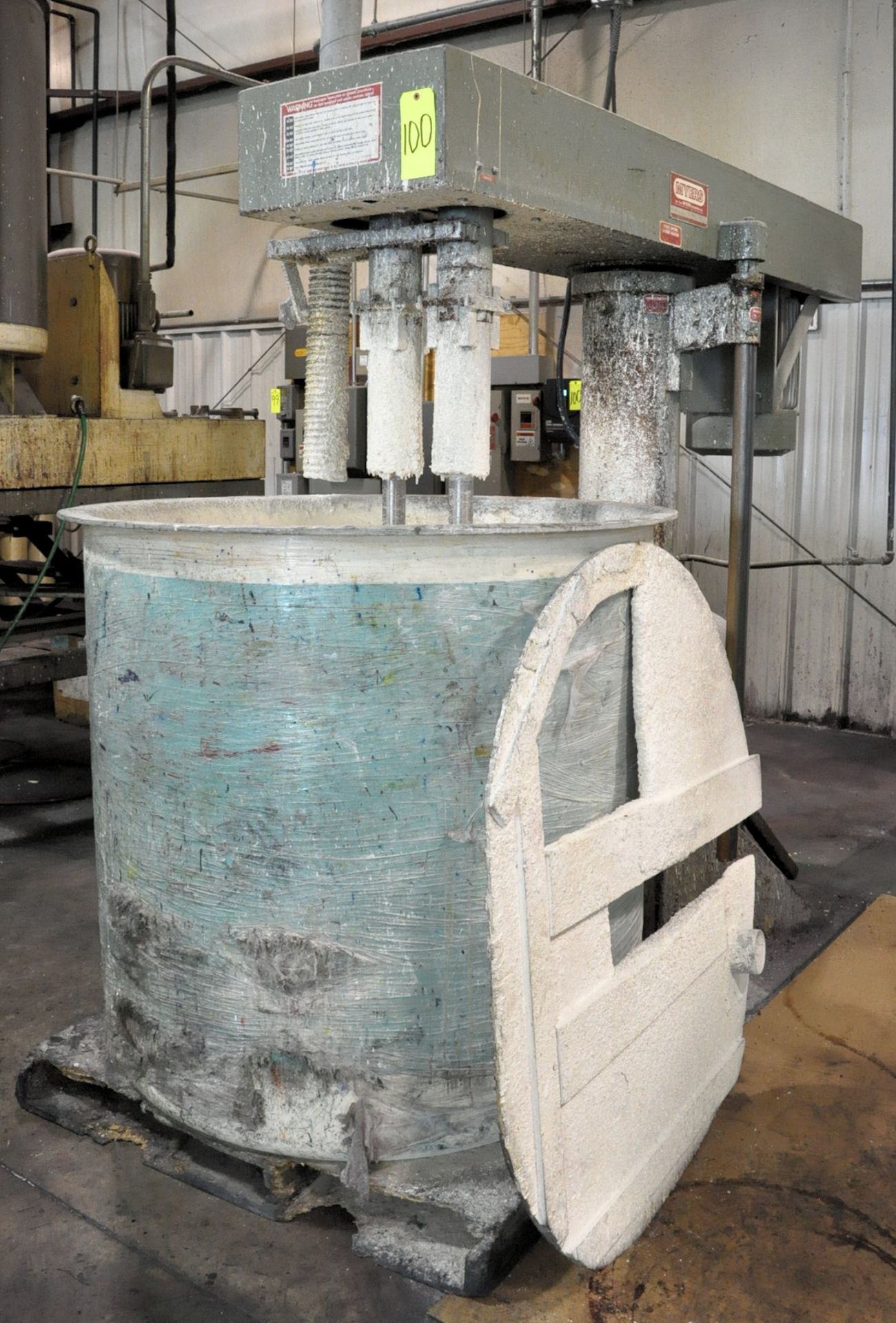 Meyers Model 850A-30-364, Dual Shaft Mixer with Pneumatics, S/n N/a (03/06), 30-HP Motor, Vertical - Image 2 of 5