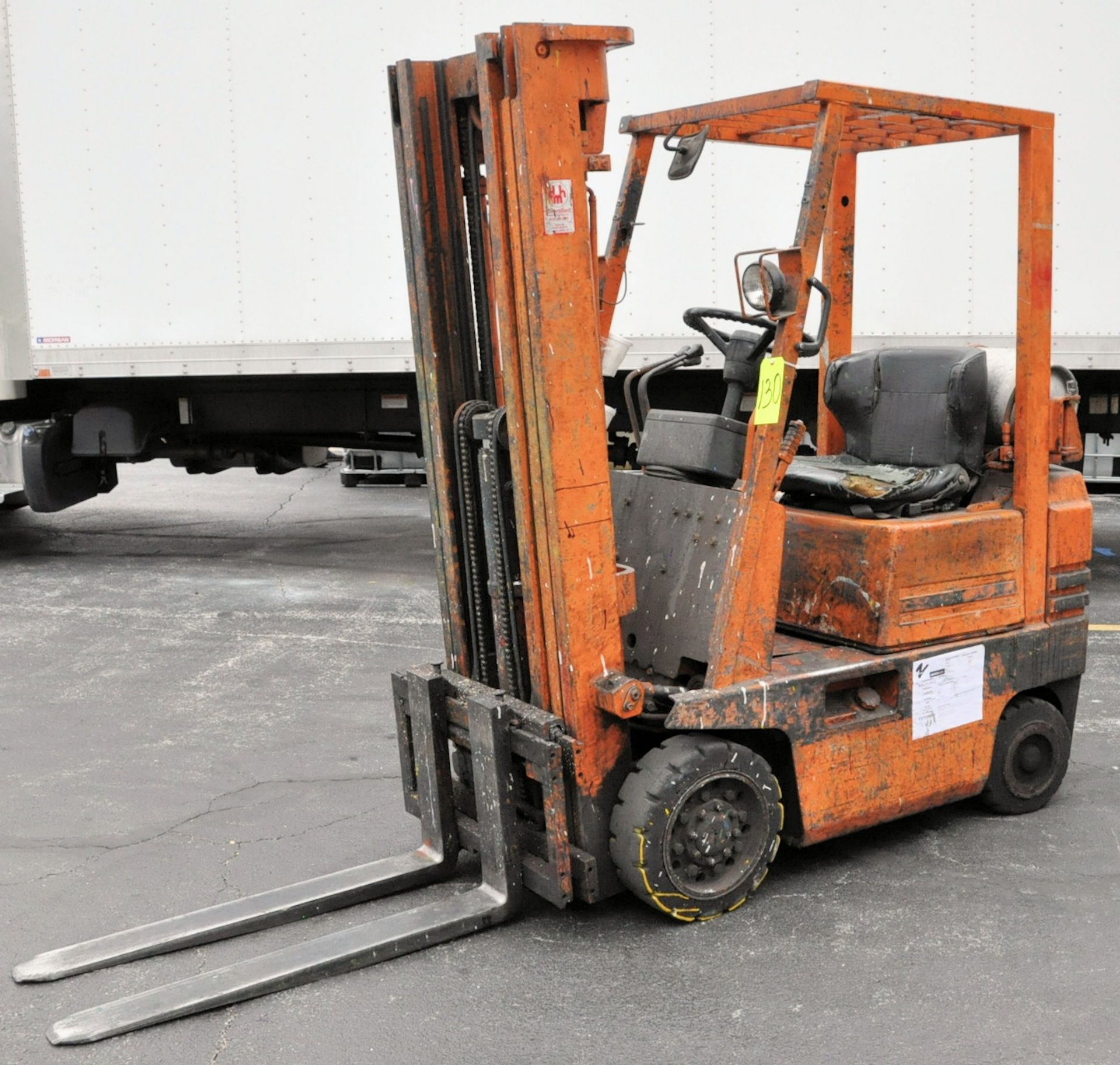 Toyota Model & S/n N/a, Approx. 2300-Lbs. x Approx. 185" Lift Capacity LP Gas Fork Lift Truck, S/n