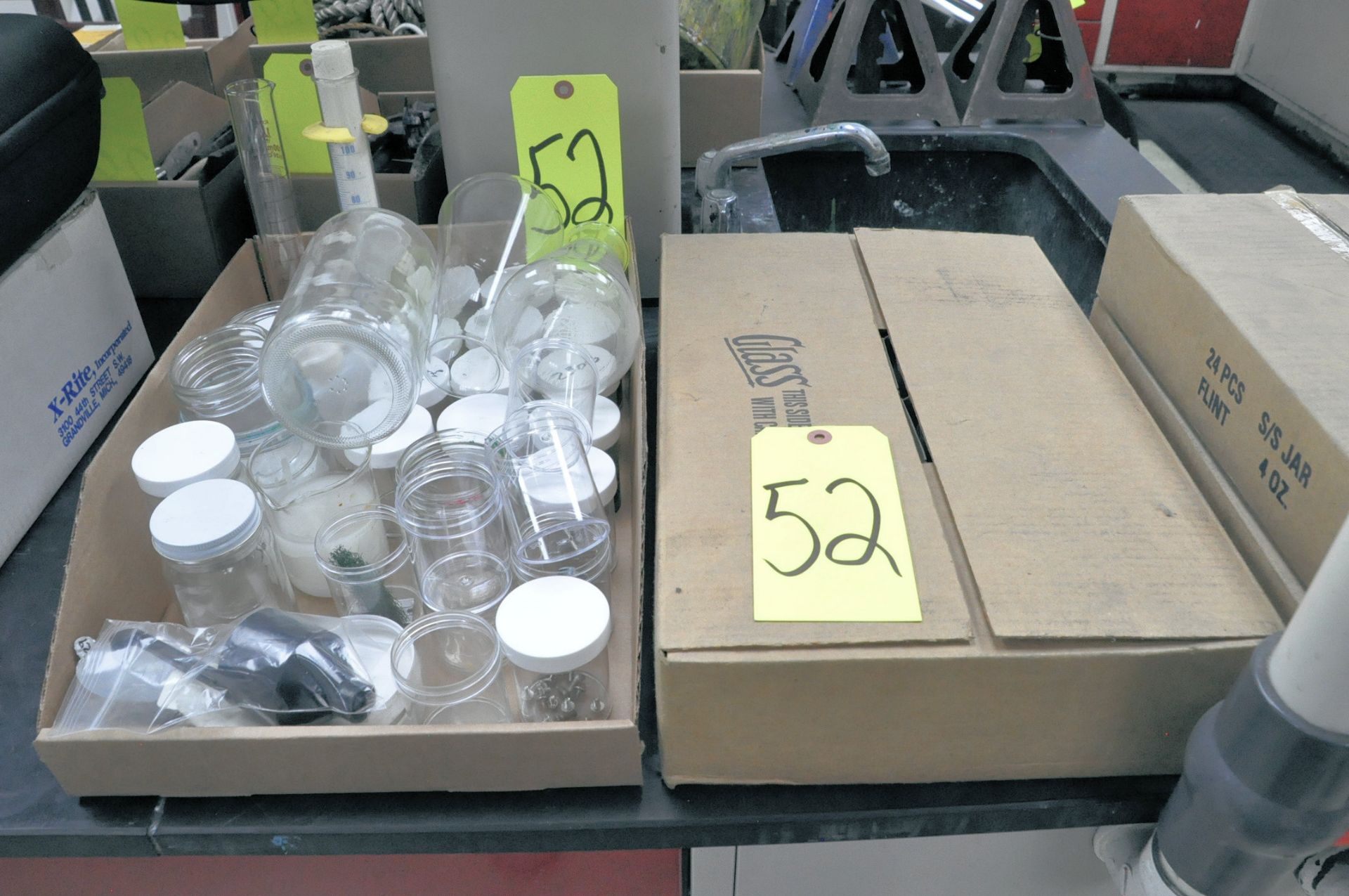 Lot-Lab Jars in (3) Boxes