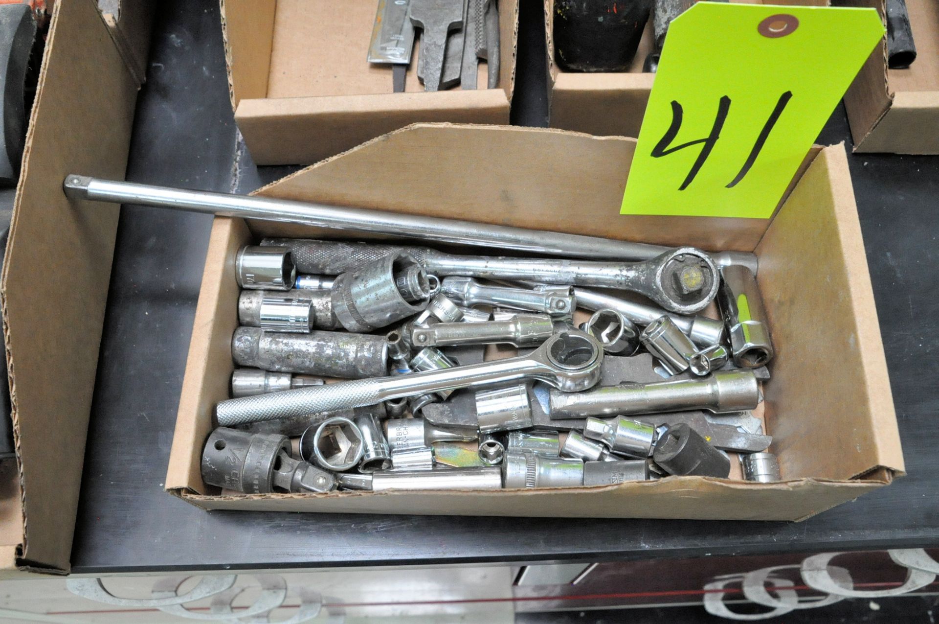 Lot-Ratchets, Sockets, Hammers, Bungee Cords, Grease Guns, etc. in (8) Boxes - Image 2 of 5