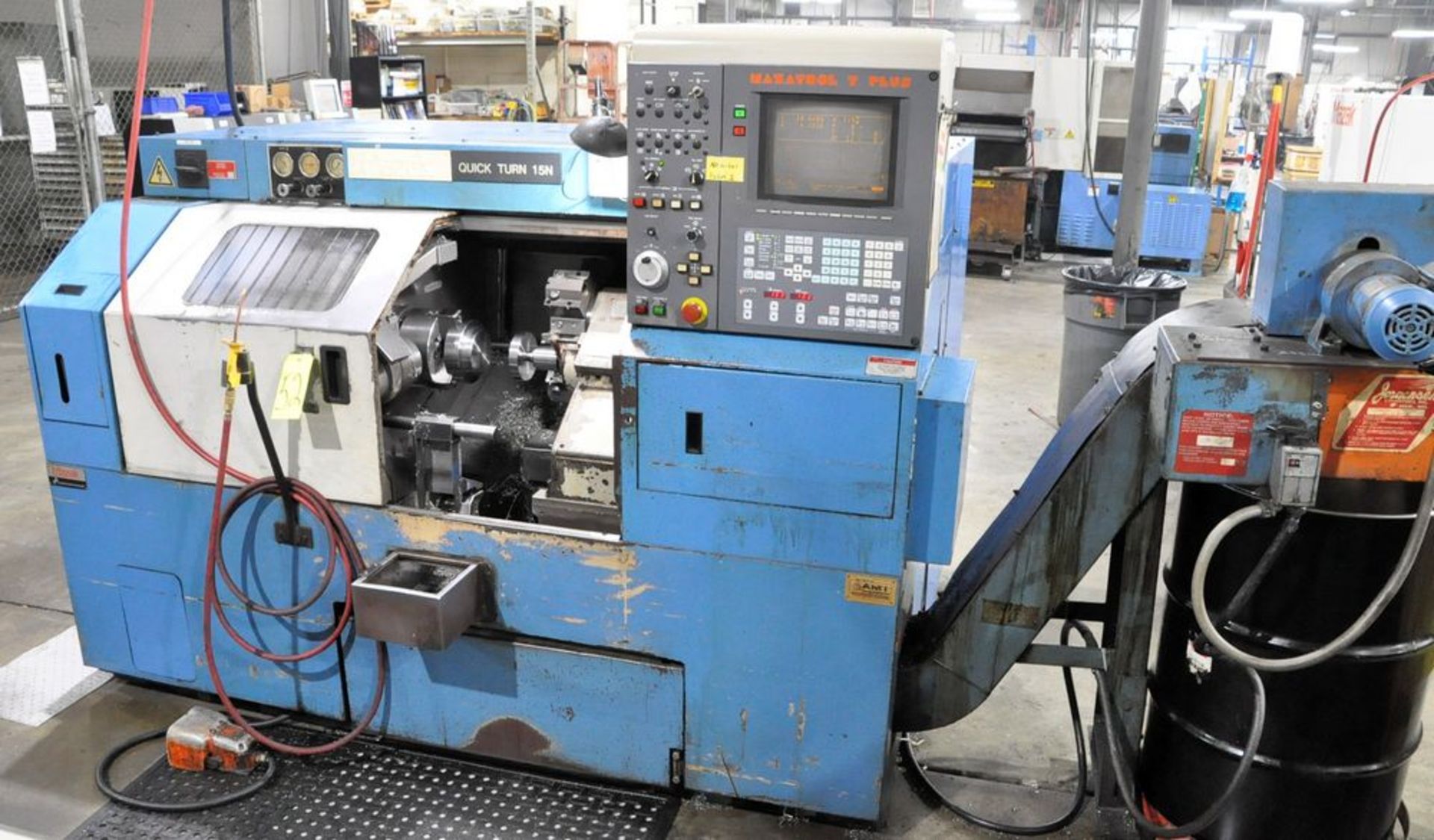 Mazak Model QT/15 NU, CNC Lathe, S/n 114059 (1995),