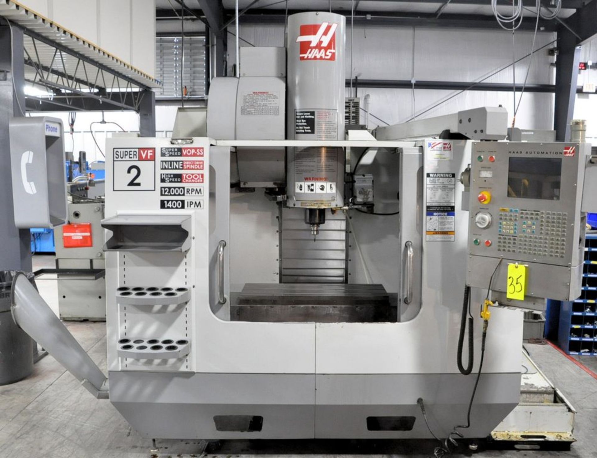 Haas Model VF-2SS, CNC Vertical Machining Center, S/n 47090