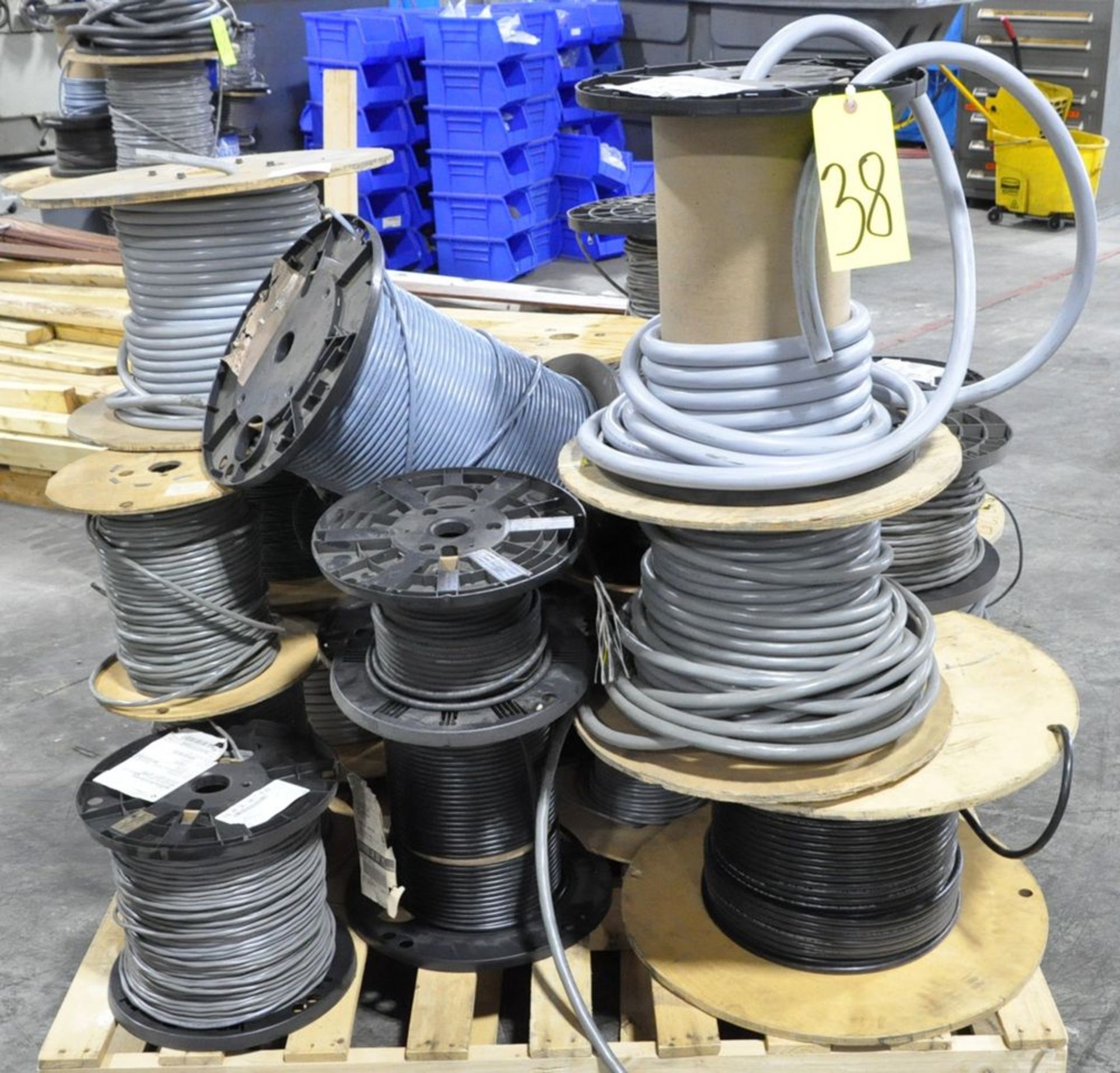 Lot-Spools of Various Industrial Wire on (2) Pallets, (Plant 2)