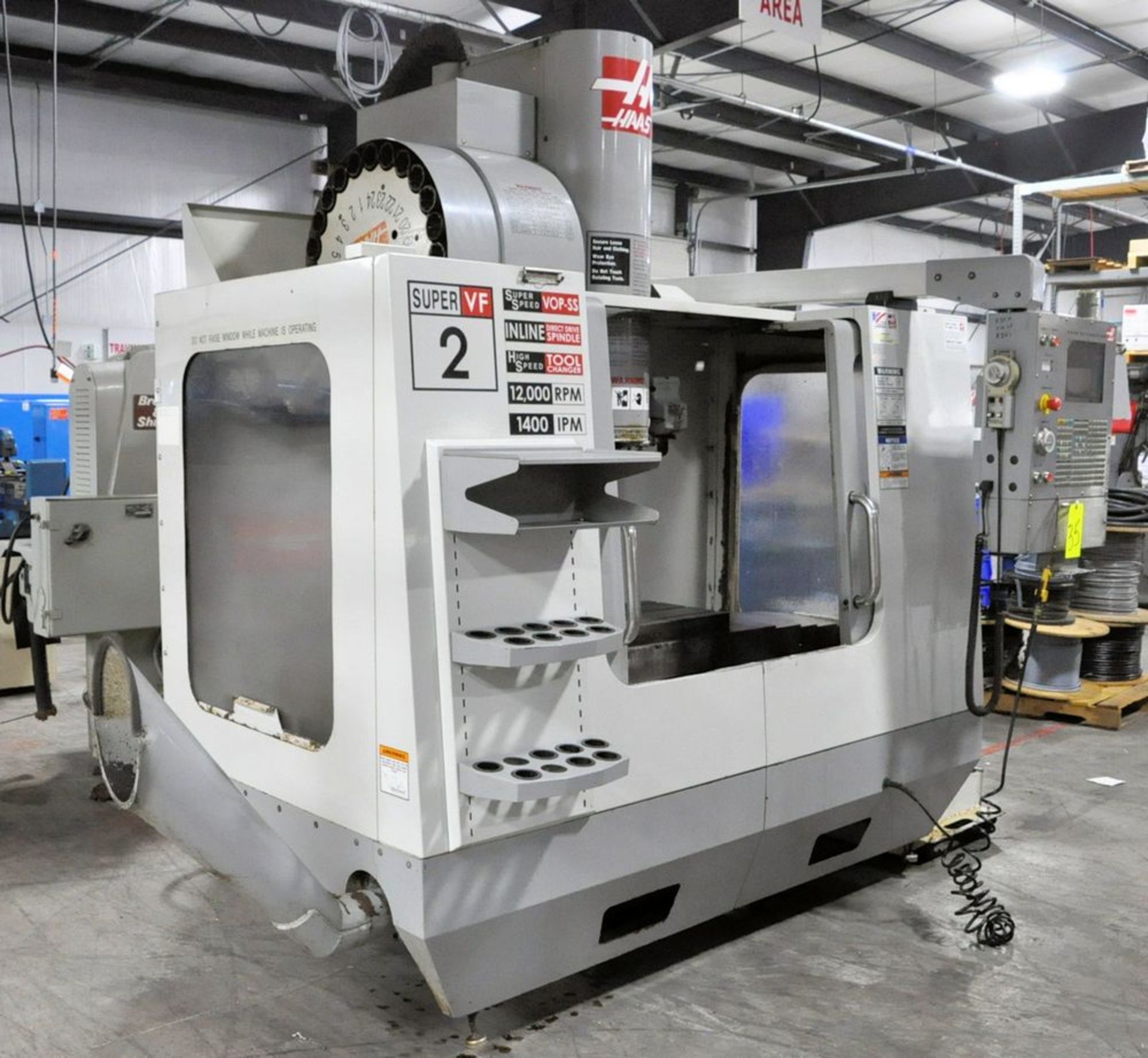 Haas Model VF-2SS, CNC Vertical Machining Center, S/n 47090 - Image 3 of 13