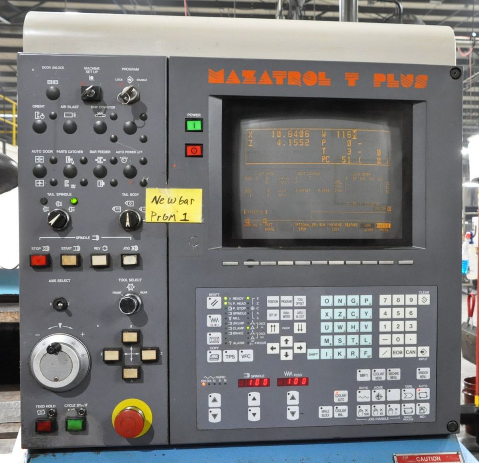 Mazak Model QT/15 NU, CNC Lathe, S/n 114059 (1995), - Image 5 of 9