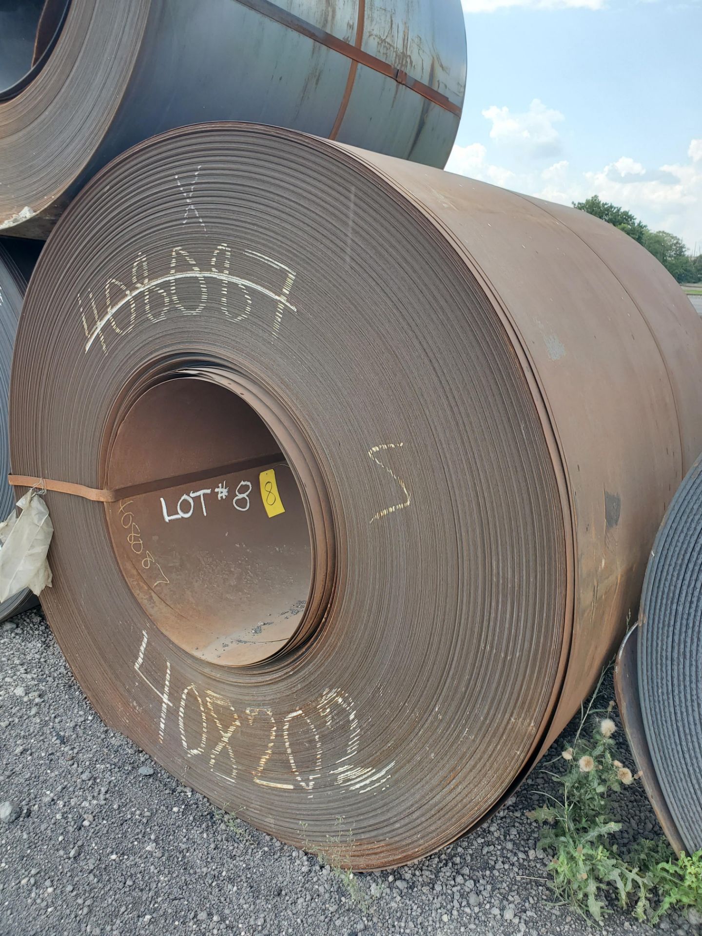 57,450 Pound Hot Rolled Steel Coil