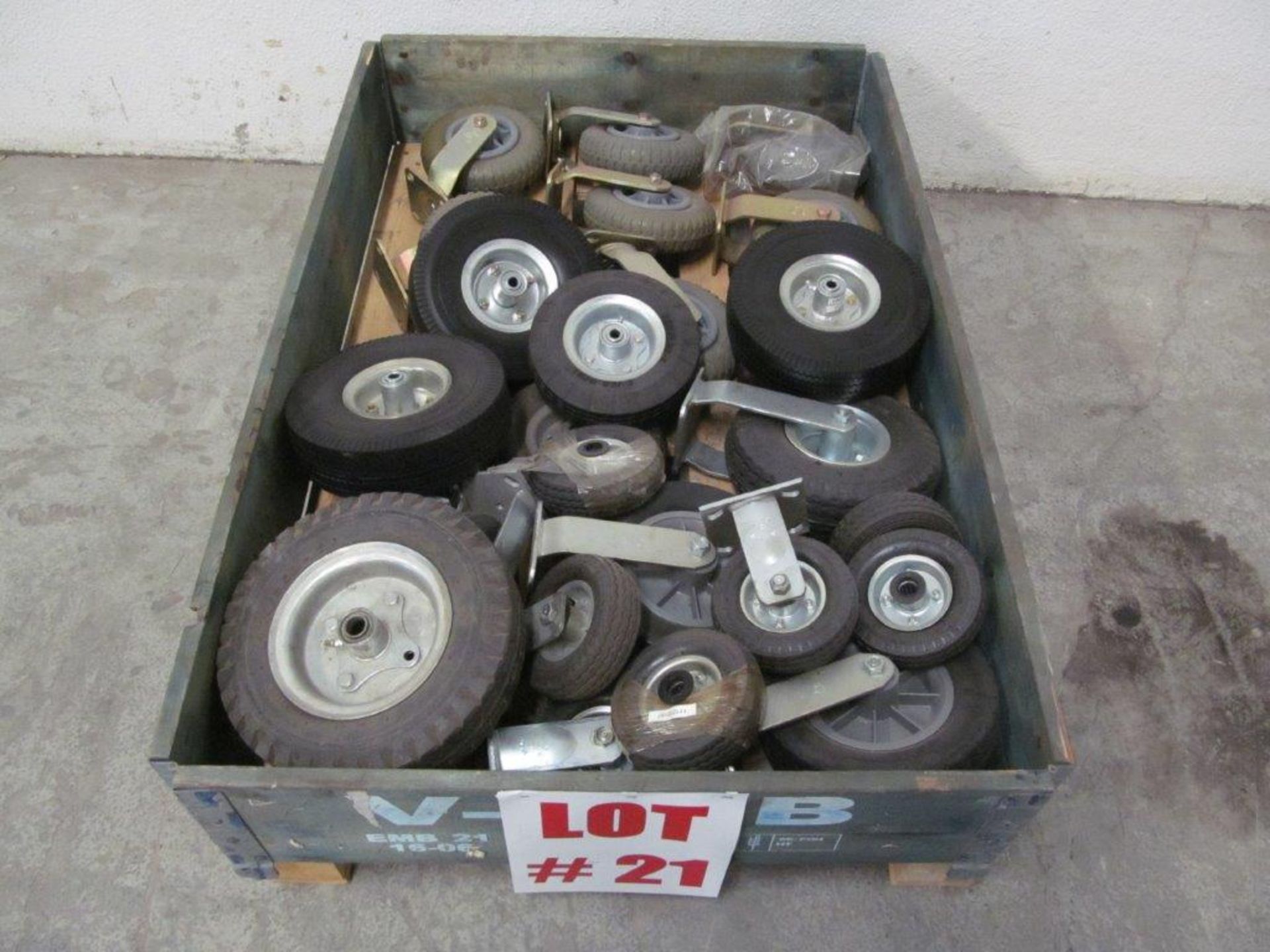 "NEW" ASSORTED RUBBER AIR WHEELS, LOCATION, HAWKESBURY, ONTARIO