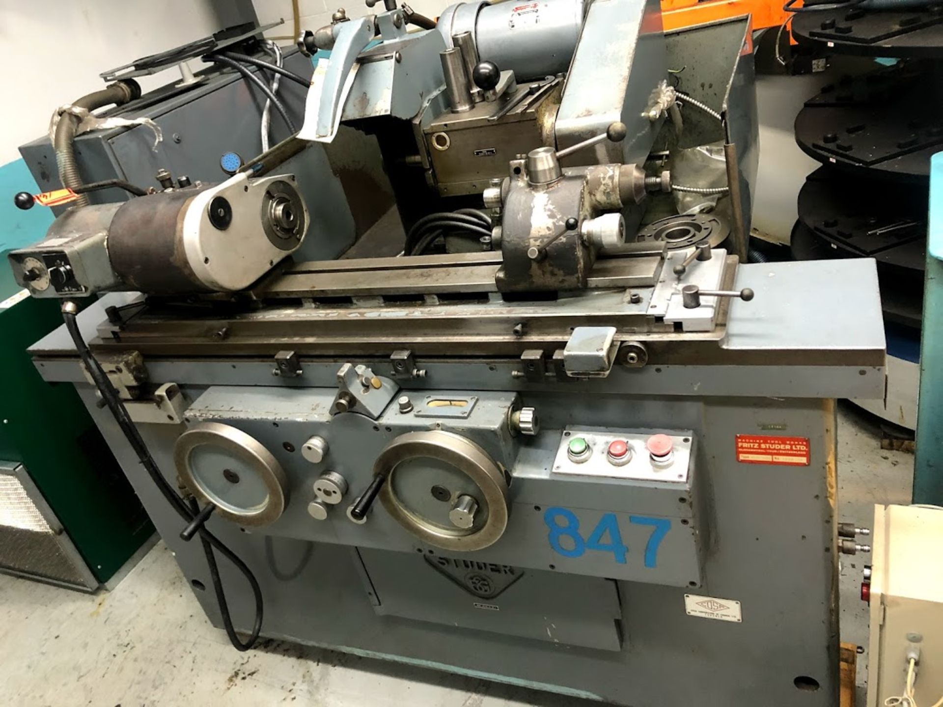 STUDER CYLINDRICAL GRINDER, MODEL RHU 500, AIR CONTROLLED SPINDLE, LOCATION: MONTREAL AREA - Image 2 of 5