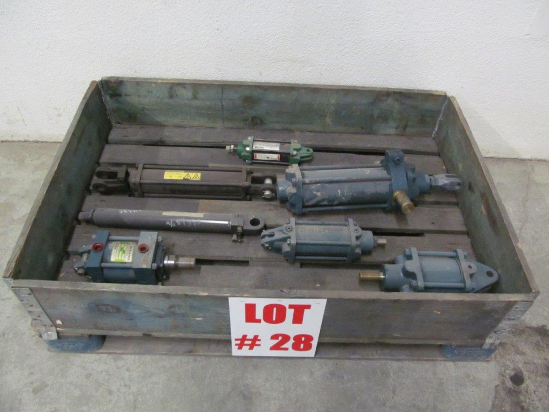 (9) ASSORTED AIR CYLINDERS, LOCATION, HAWKESBURY, ONTARIO