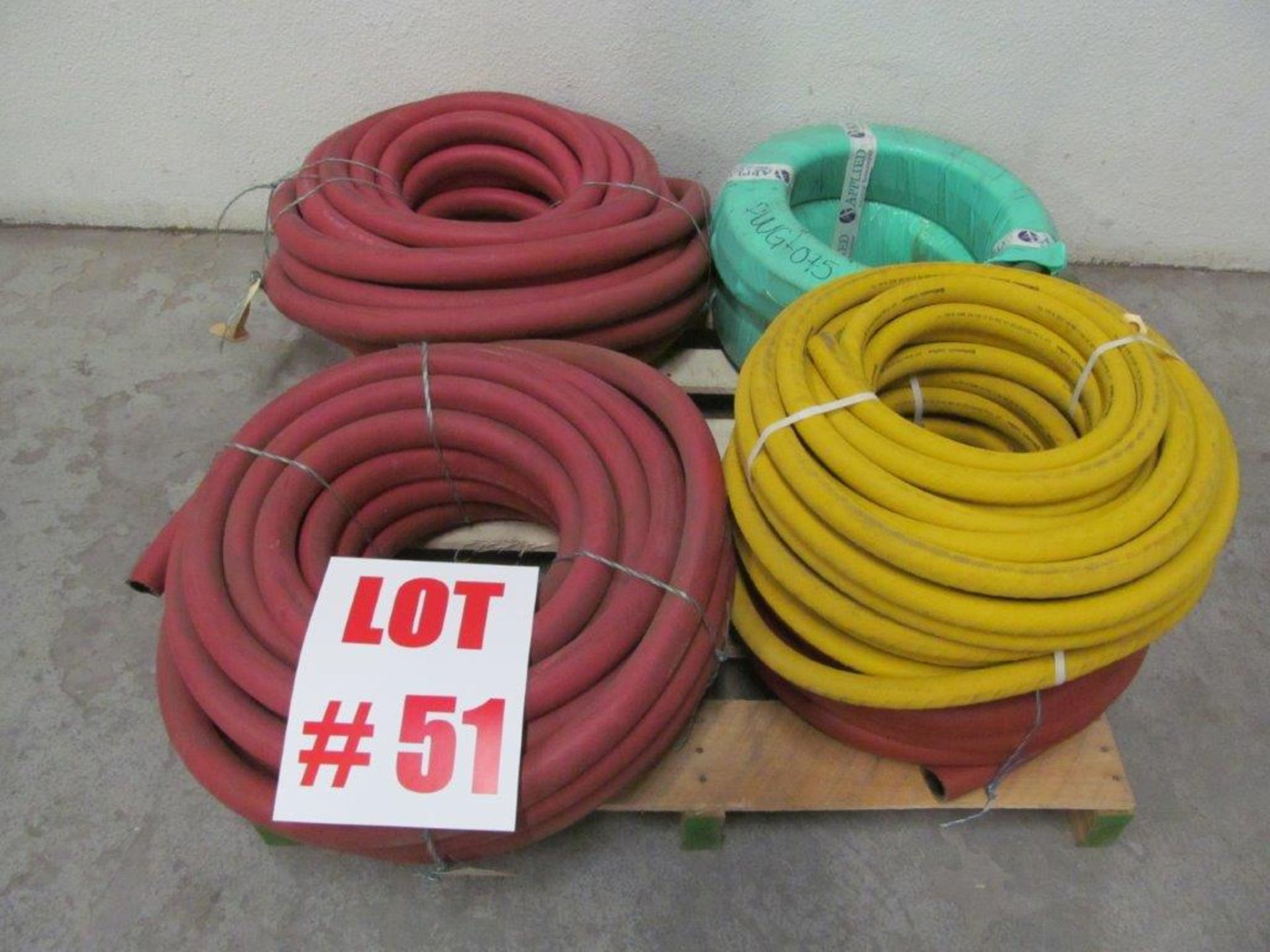 (4) ASSORTED HEAVY DUTY WATER HOSES, LOCATION, HAWKESBURY, ONTARIO