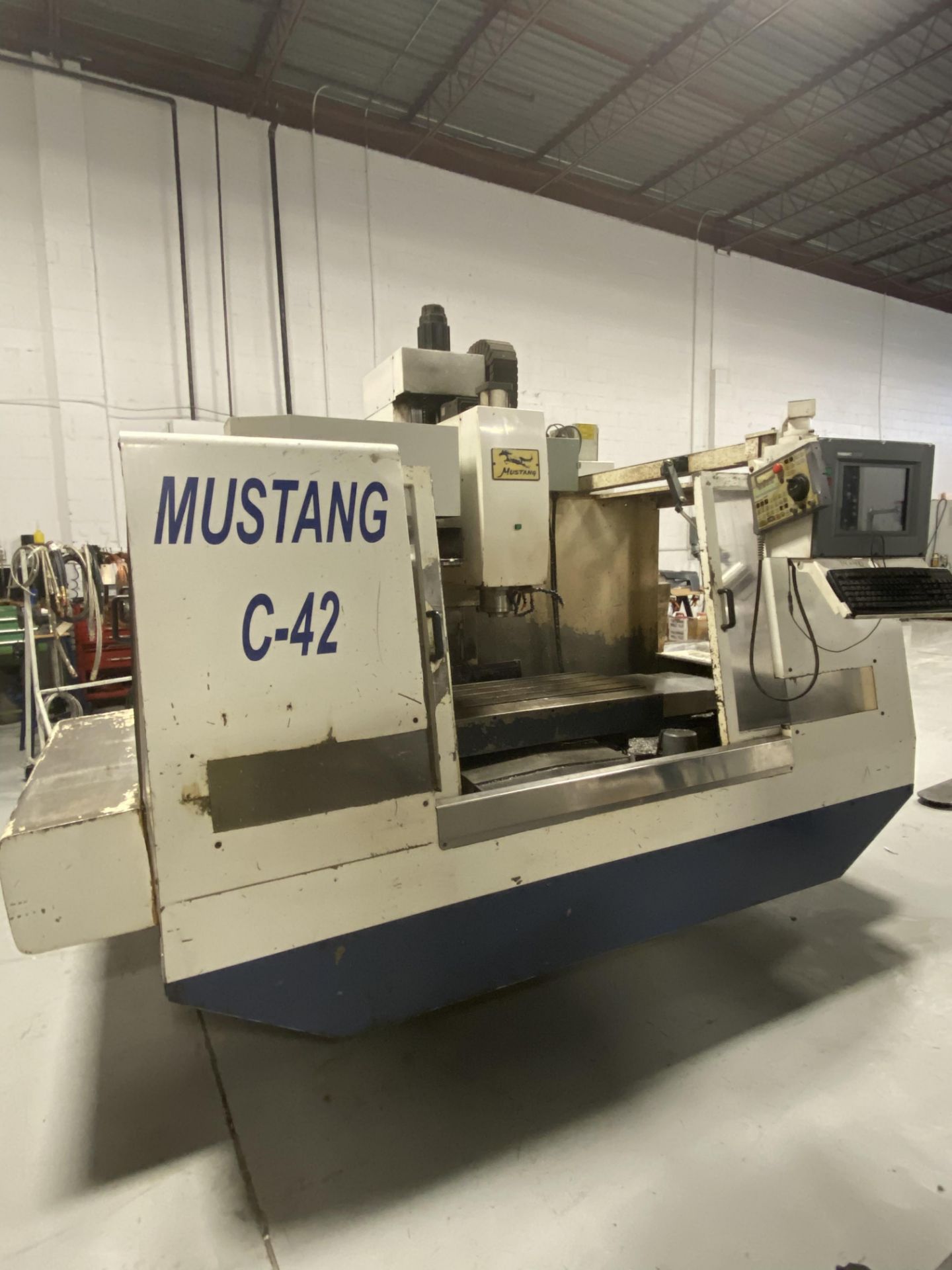 CNC MUSTANG C42 MILLING MACHINE, LOCATION, MONTREAL, QUEBEC - Image 7 of 7
