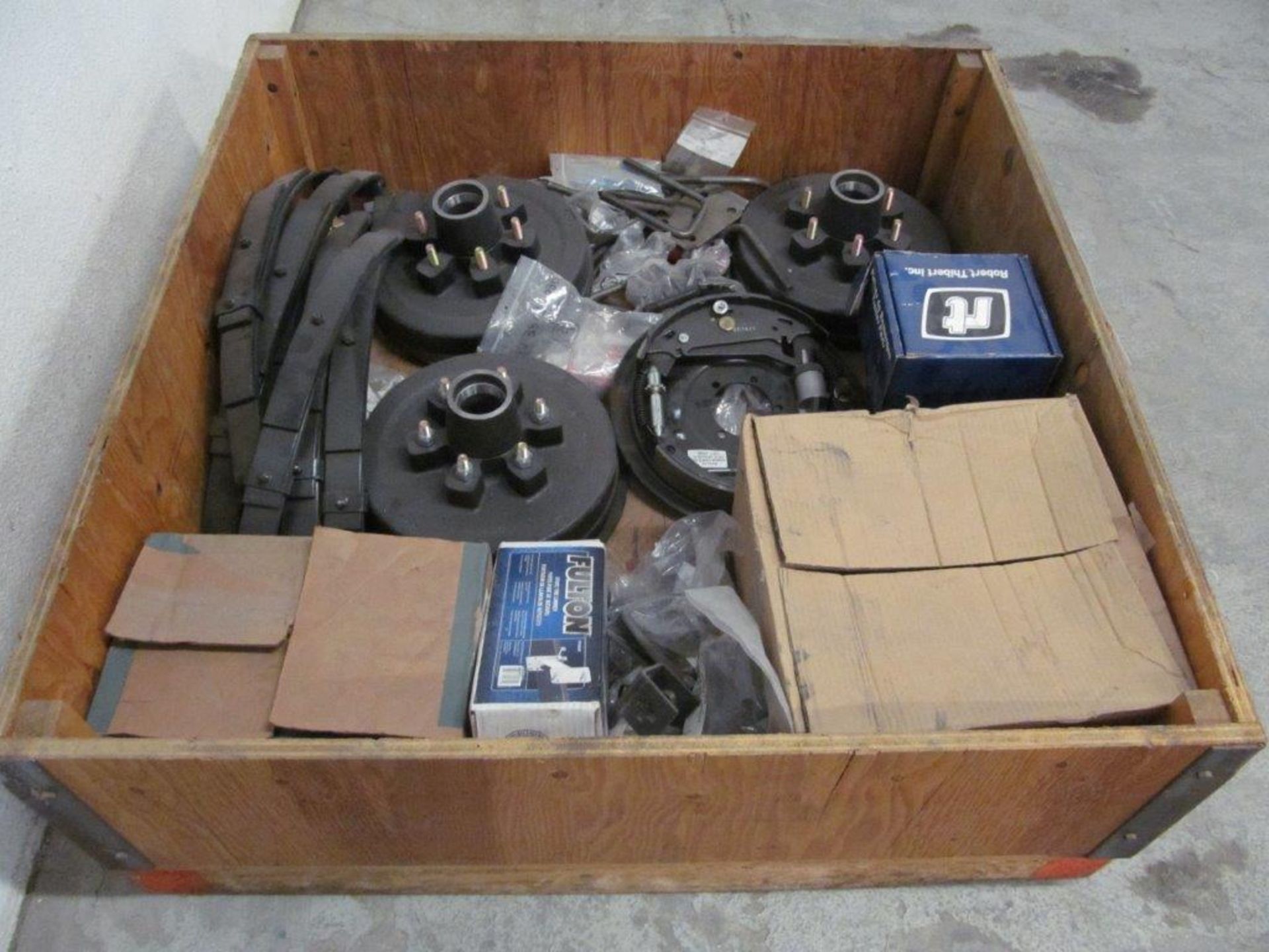 (1) LOT ASSORTED TRAILER PARTS, SPRINGS & BRAKE DRUMS, LOCATION, HAWKESBURY, ONTARIO - Image 2 of 2