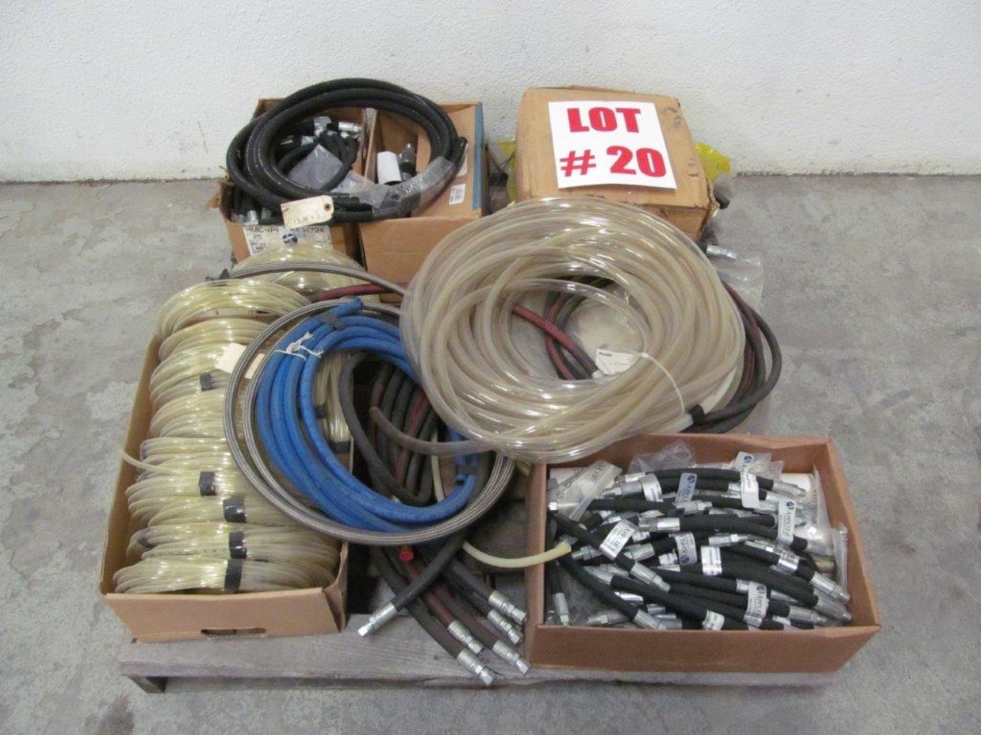 ASSORTED AIR & HYDRAULIC HOSES, LOCATION, HAWKESBURY, ONTARIO