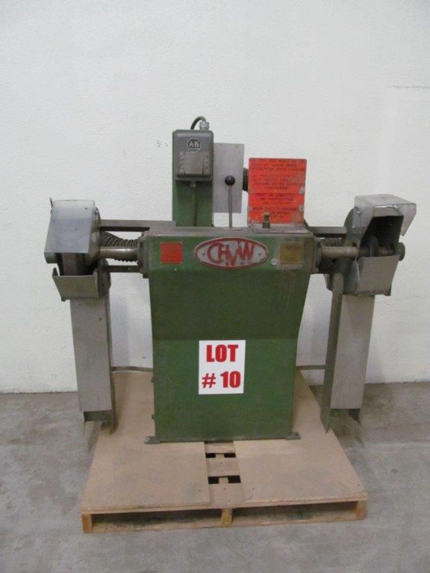 CHVW HEAVY DUTY PEDESTAL GRINDER, MODEL 60, 12'' DIAMETER, 550V/3PH/60C, LOCATION, HAWKESBURY,