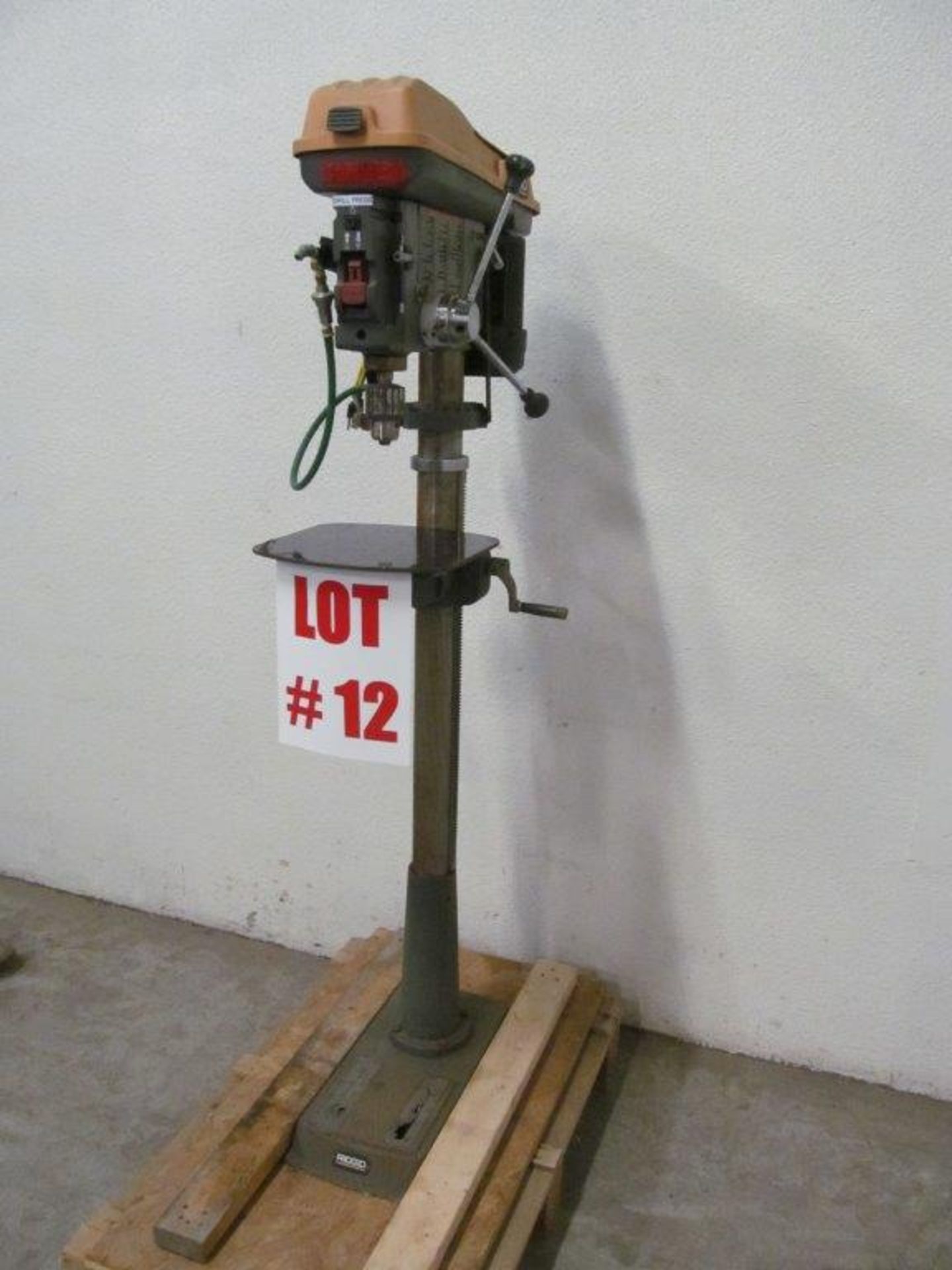 RIDGID PEDESTAL DRILL PRESS, MODEL DP15501, 120V/1PH/60C, LOCATION, HAWKESBURY, ONTARIO - Image 2 of 2