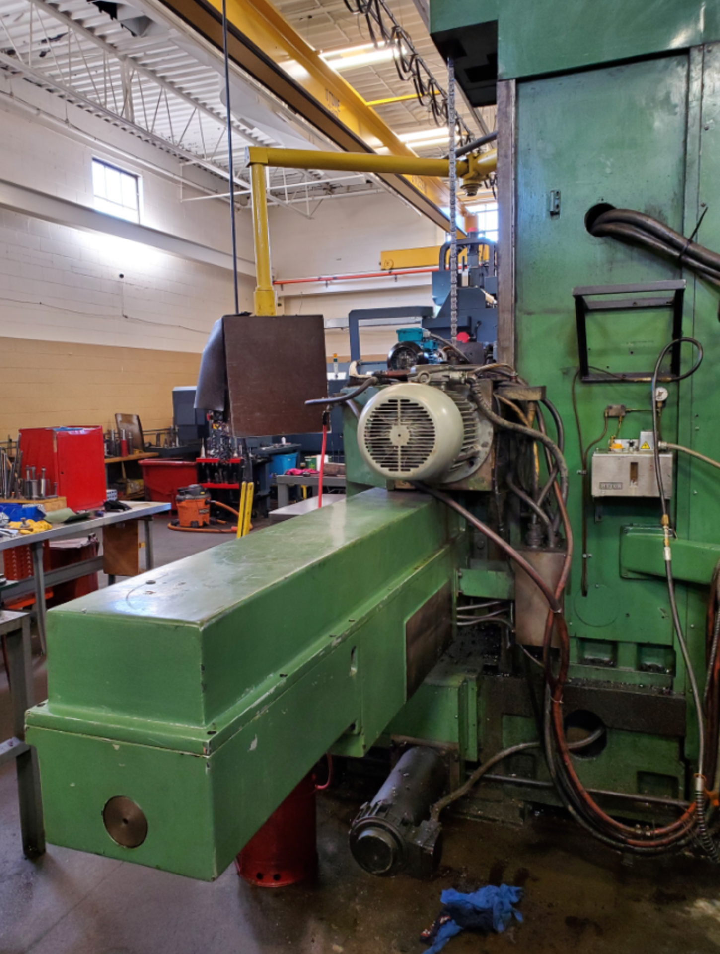 5'' STANKO CNC BORING MILL, TABLE SIZE 49'' X 44'', 426 HEIDENHAIN CONTROL, 50 TAPER, 16-1250 RPM, - Image 24 of 26