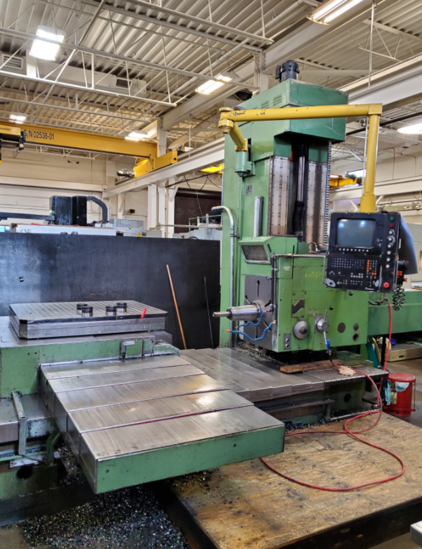 5'' STANKO CNC BORING MILL, TABLE SIZE 49'' X 44'', 426 HEIDENHAIN CONTROL, 50 TAPER, 16-1250 RPM, - Image 25 of 26