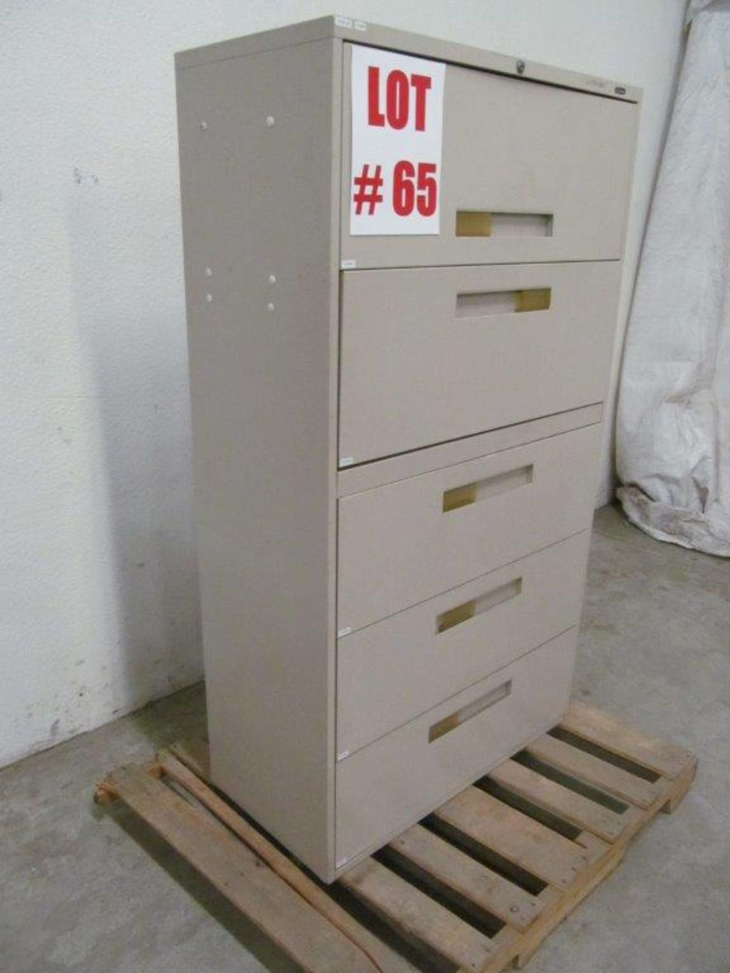 STEEL FILING CABINET, 5 DRAWER, 18'' X 36'' X 65'', LOCATION, HAWKESBURY, ONTARIO