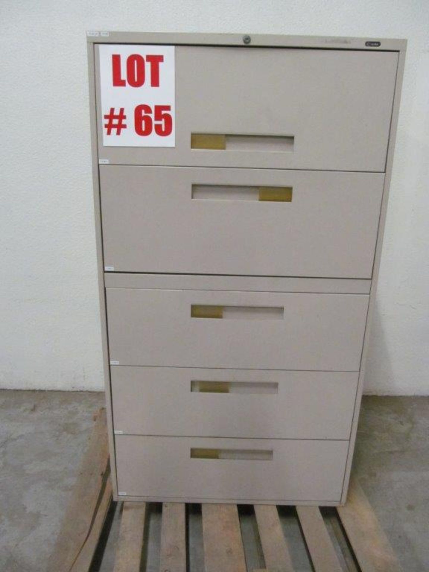 STEEL FILING CABINET, 5 DRAWER, 18'' X 36'' X 65'', LOCATION, HAWKESBURY, ONTARIO - Image 2 of 2