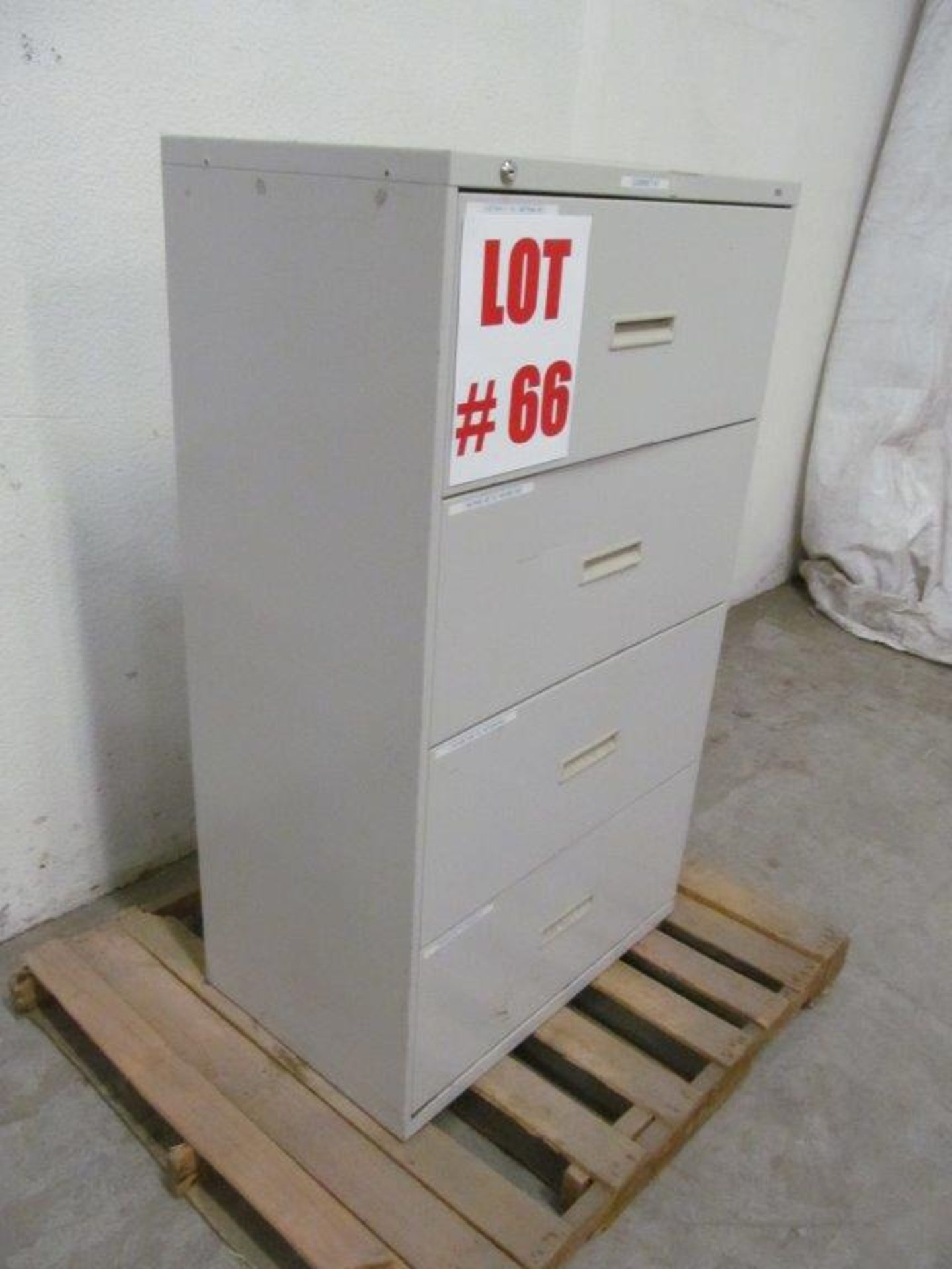 STEEL FILING CABINET, 4 DRAWER, 19'' X 40'' 52'', LOCATION, HAWKESBURY, ONTARIO