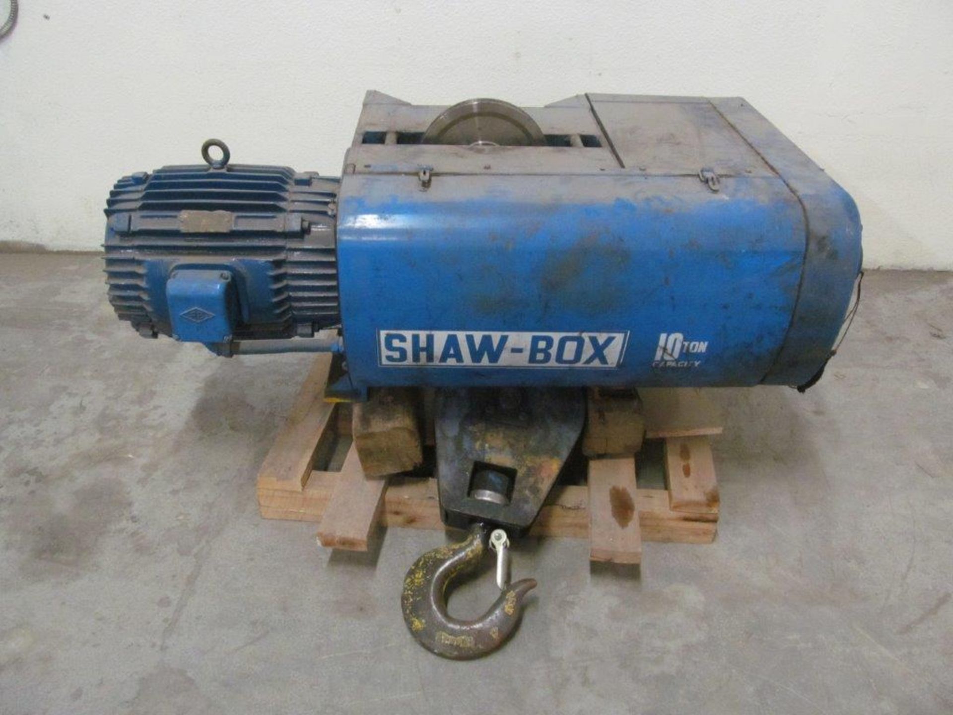 SHAW-BOX OVERHEAD HOIST, 10TON CAPACITY, 575V/3PH/60C