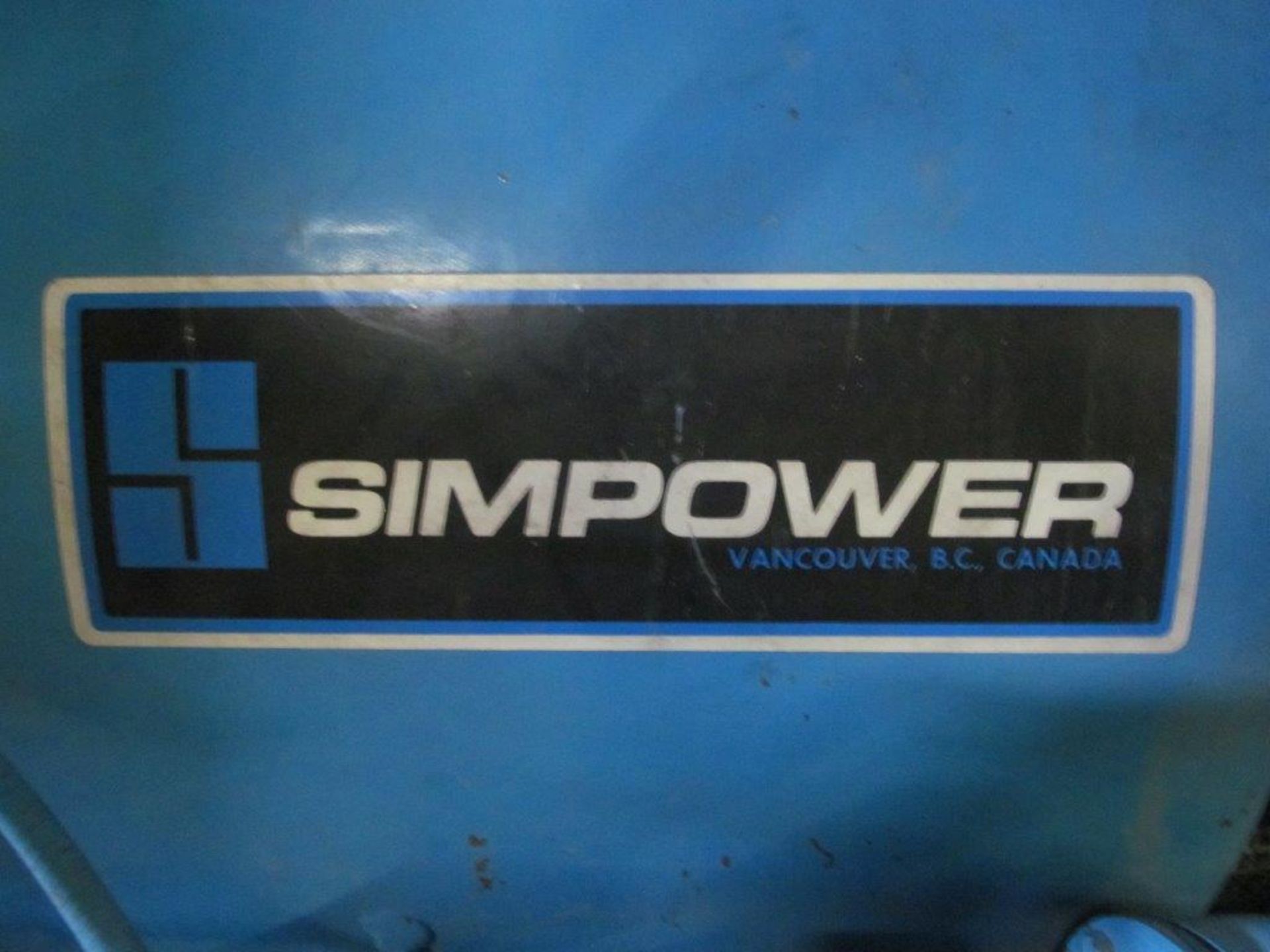 SIMPOWER DIESEL GENERATOR V-12 600 KW 750KVA BBC 722 AMP VOLTAGE: 347/600 RPM 1800 MODEL: 715 HOURS: - Image 6 of 10