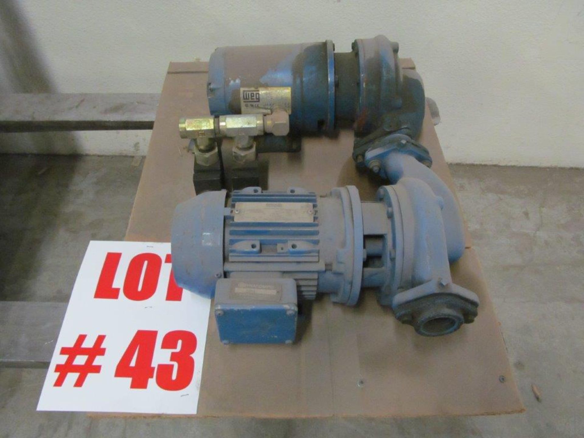 WEG & BROOKS WATER PUMPS