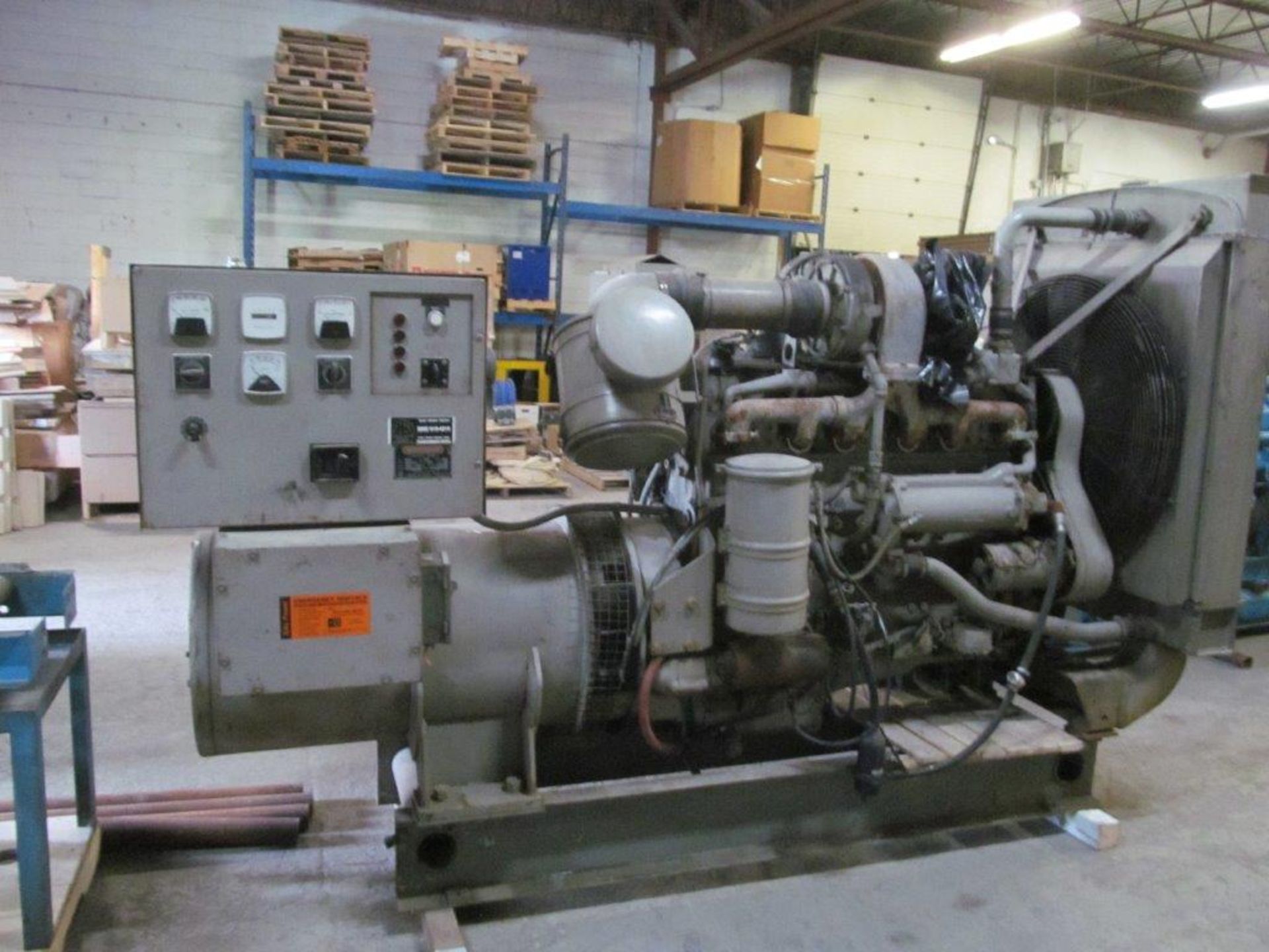 CUMMINS DIESEL GENERATOR MODEL NT 335 IP (U.S.A.) 6 CYLINDER 210 KW 263KVA VOLTAGE: 120/208 HOURS: - Image 6 of 13