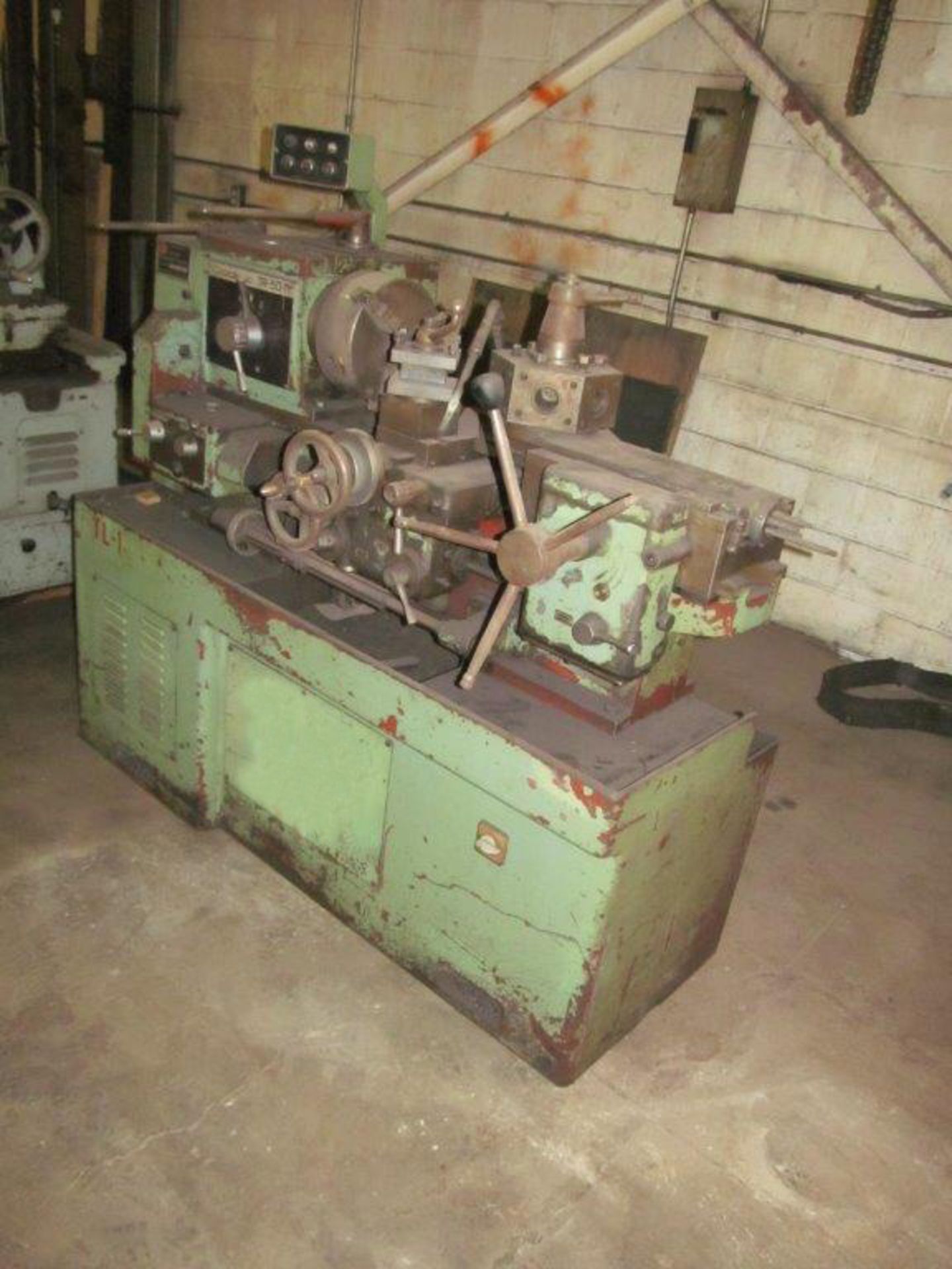 TURRET LATHE, MODEL CABLLERIA TR-50-M, 12'' SWING X 36'' CENTERS, 2 1/2'' SPINDLE BORE, - Image 3 of 3