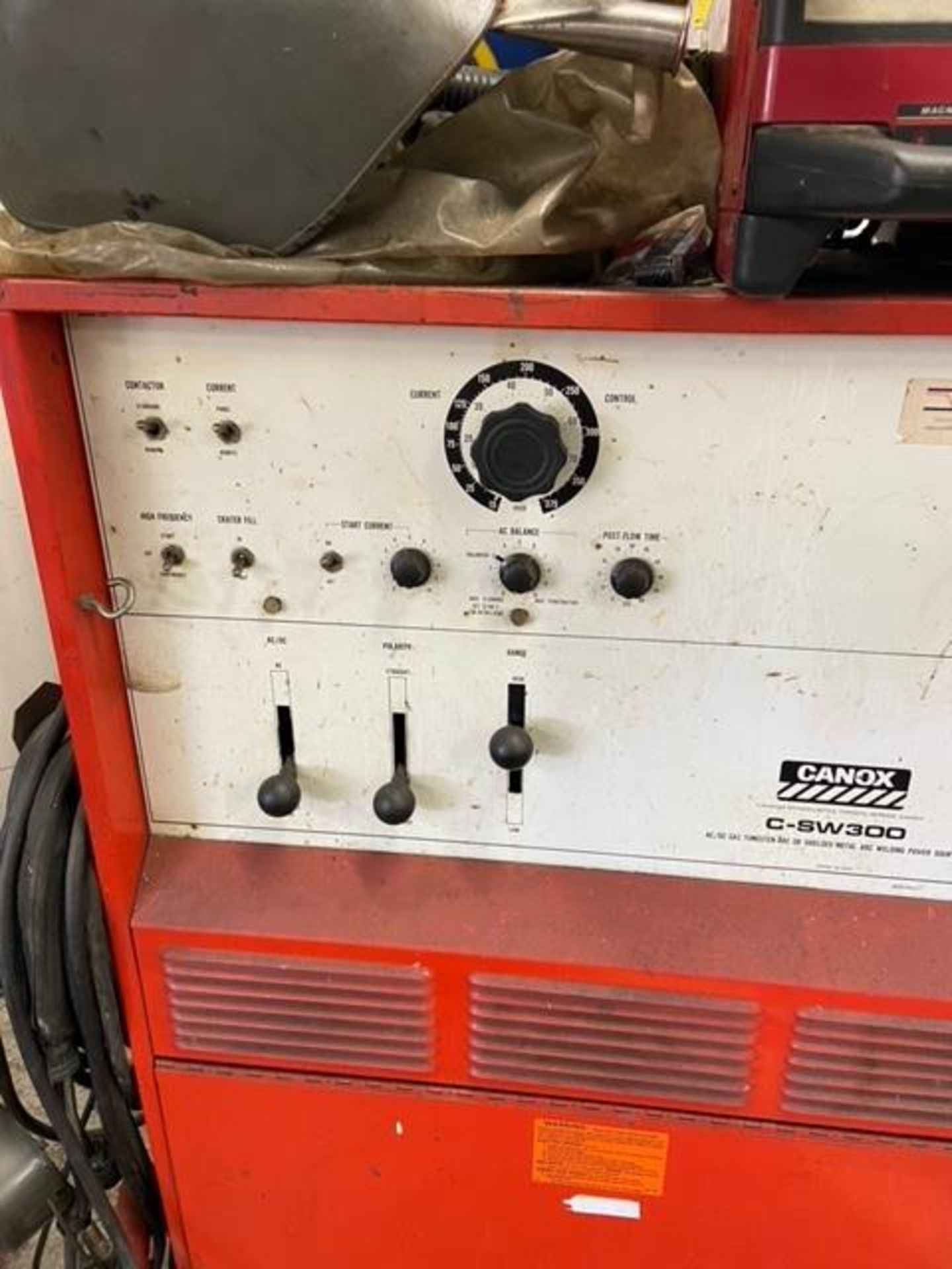 CANOX 300 AMP TIG WELDER MODEL C-SW300, LOCATION, OTTAWA, ONTARIO - Image 3 of 10