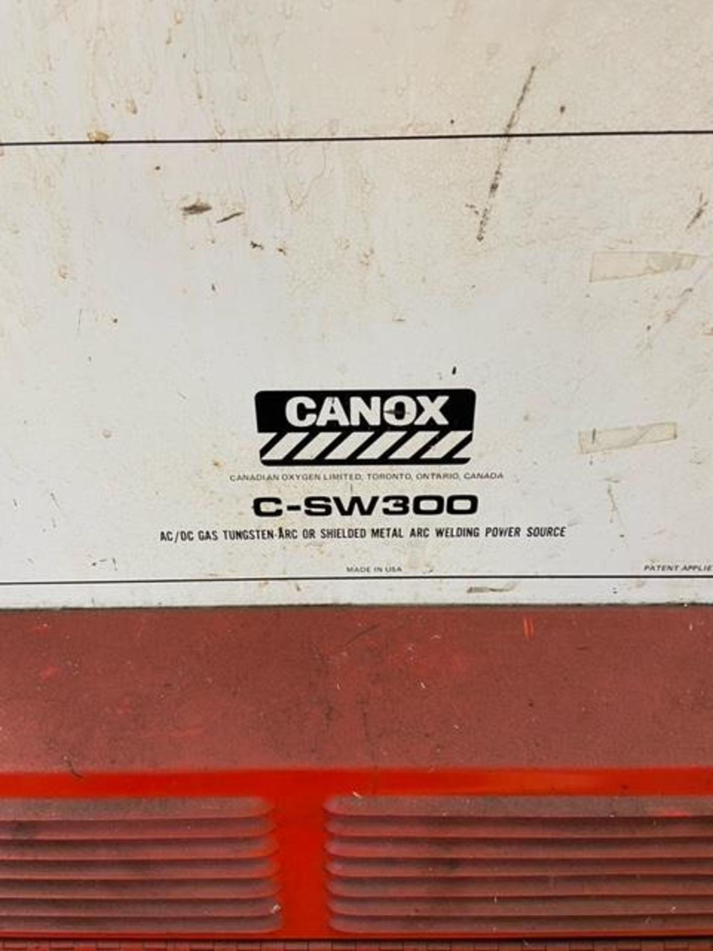 CANOX 300 AMP TIG WELDER MODEL C-SW300, LOCATION, OTTAWA, ONTARIO - Image 7 of 10