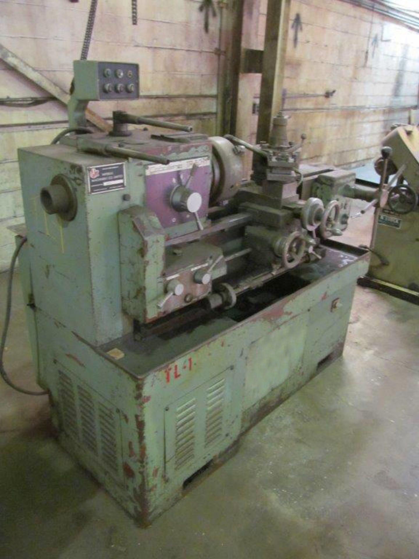 TURRET LATHE, MODEL CABLLERIA TR-50-M, 12'' SWING X 36'' CENTERS, 2 1/2'' SPINDLE BORE, - Image 2 of 3