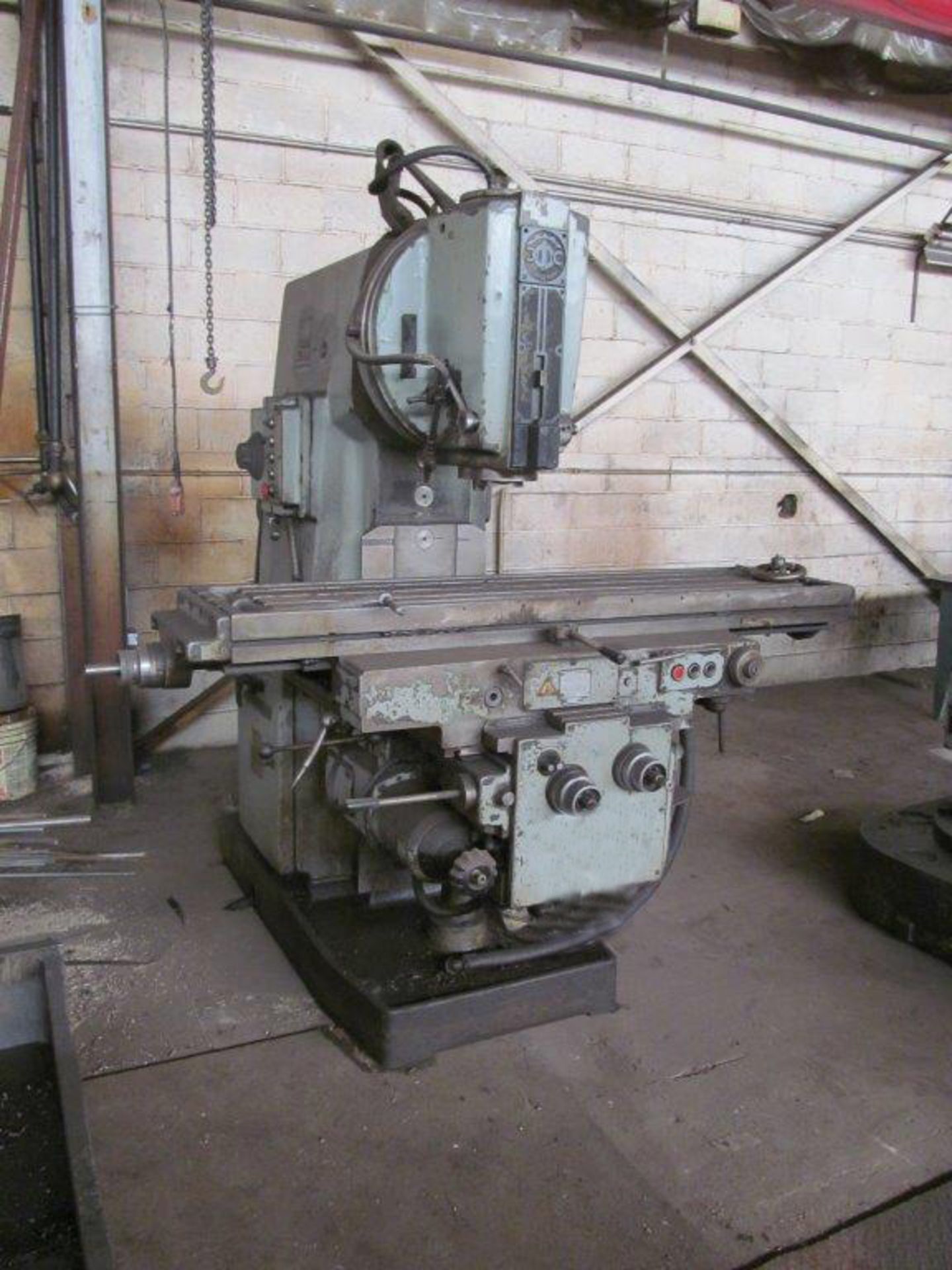 STANKO MILL VERTICAL MODEL 6R13, 16'' X 67'' T-SLOT TABLE, 1600 RPM, S/N 9, LOCATION, MONTREAL,