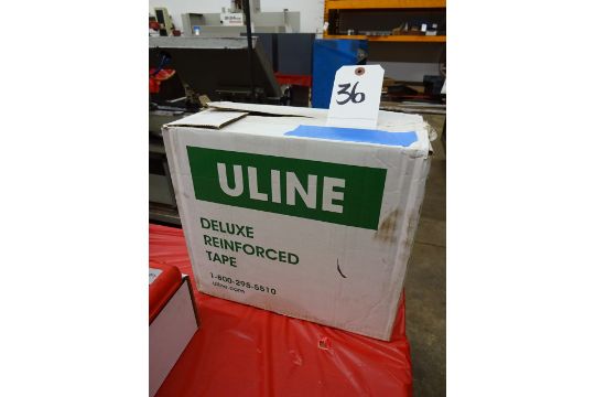 LOT 8 ROLLS ULINE DELUXE REINFORCING TAPE - Image 1 of 2