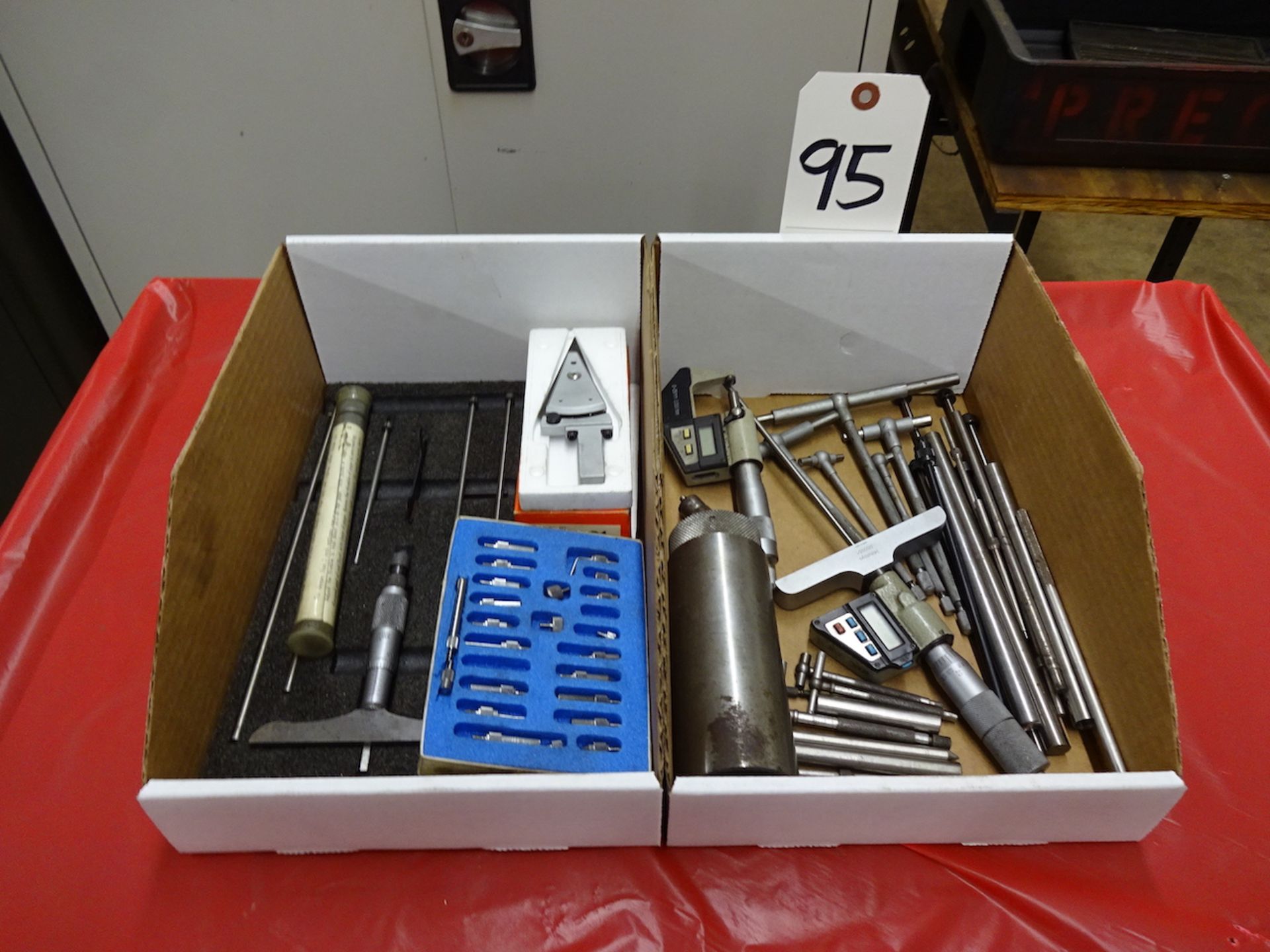 LOT ASSORTED INSPECTION EQUIPMENT (2 BOXES)