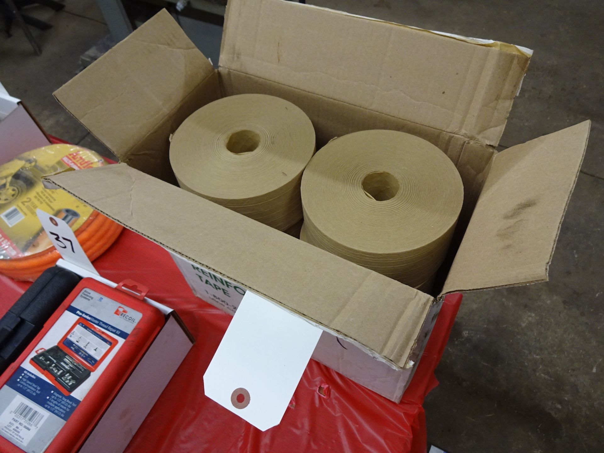 LOT 8 ROLLS ULINE DELUXE REINFORCING TAPE - Image 2 of 2