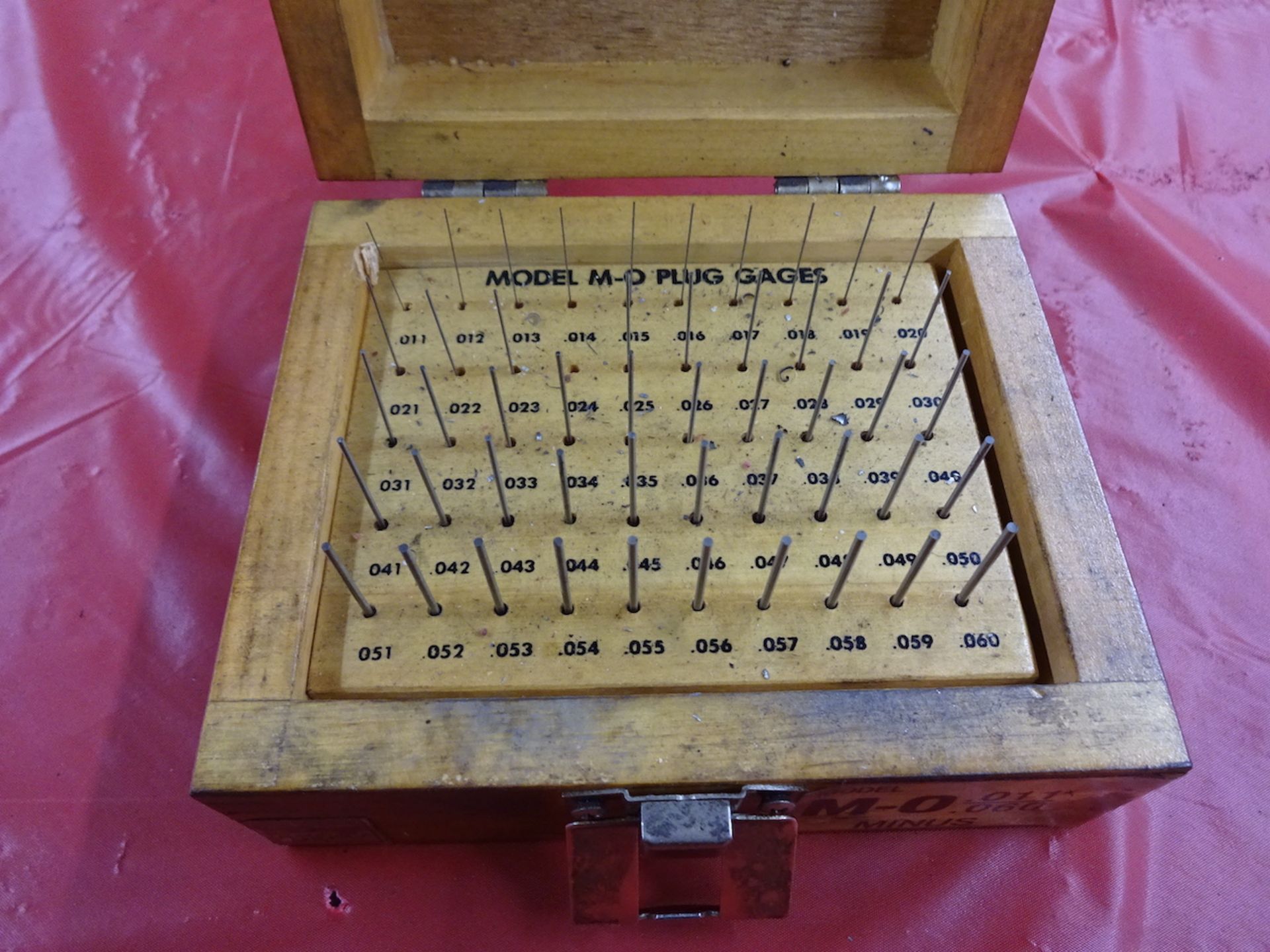 MEYER MODEL M-0 .011-.060 PIN GAGE SET