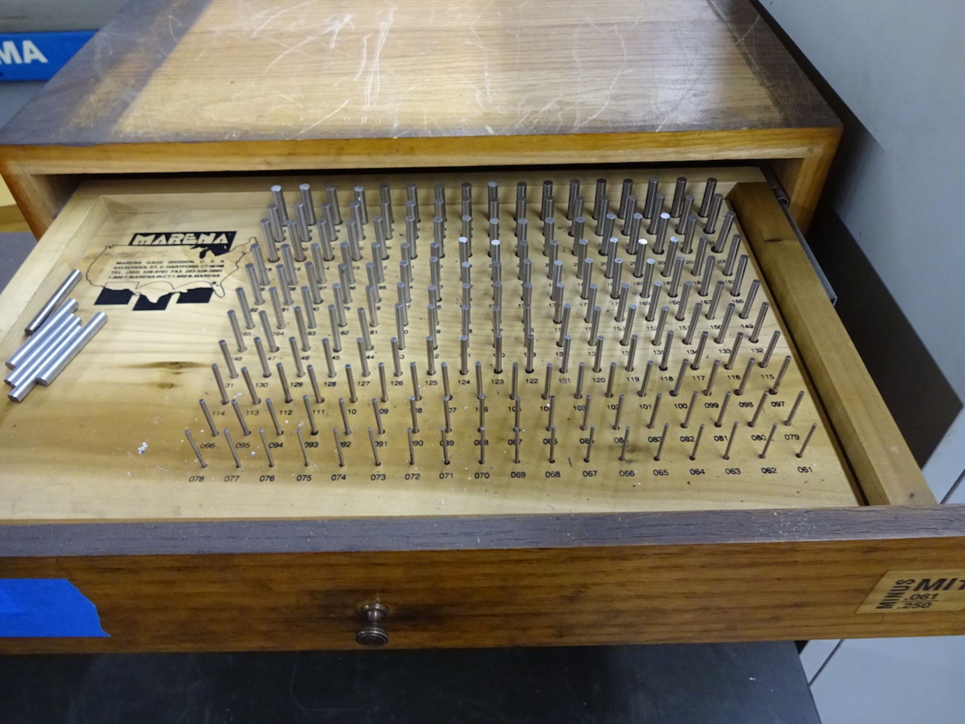 MARENA 4-DRAWER PIN GAGE SET - Image 5 of 5