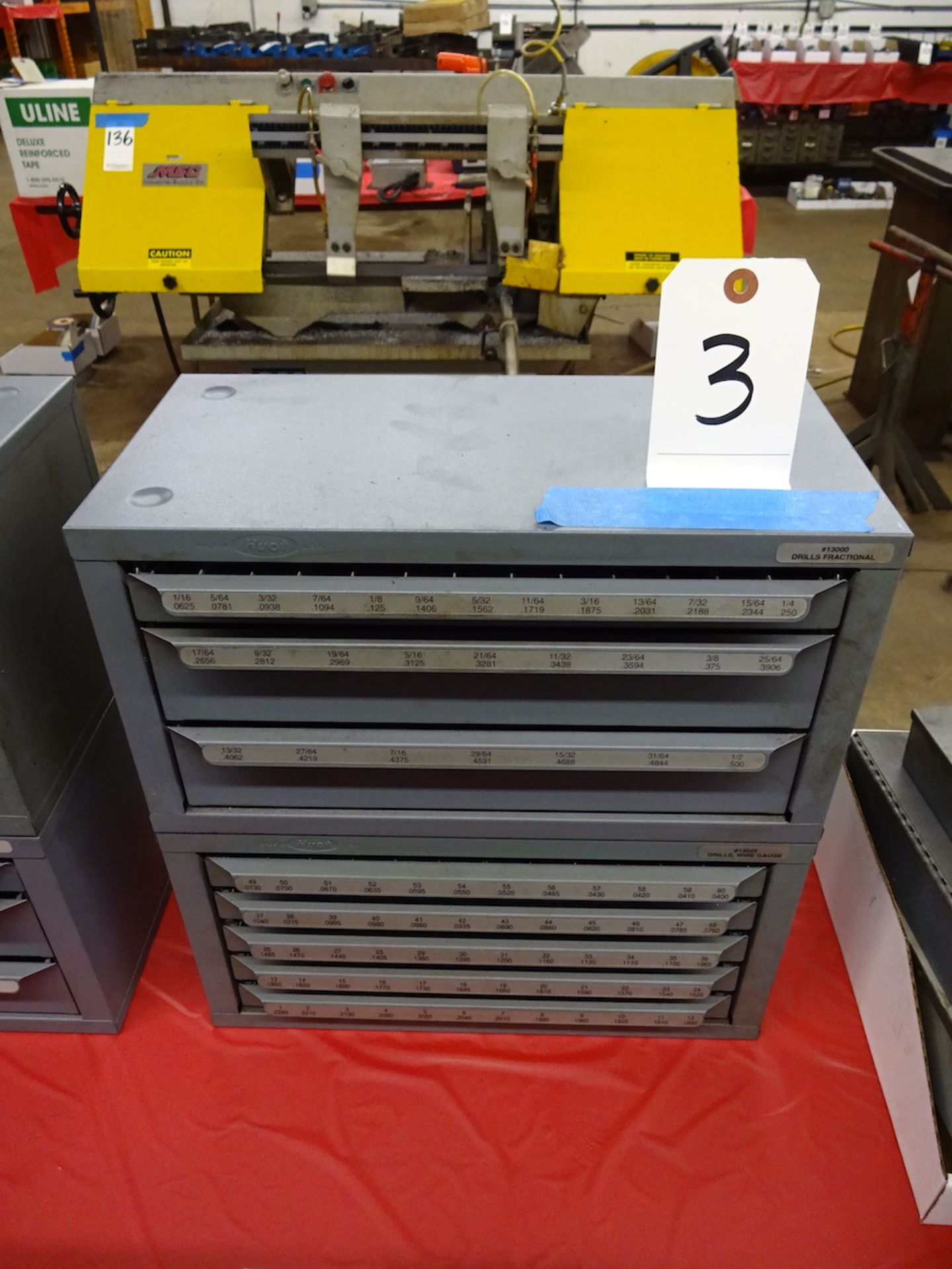 LOT (2) DRILL CABINETS W/ DRILLS