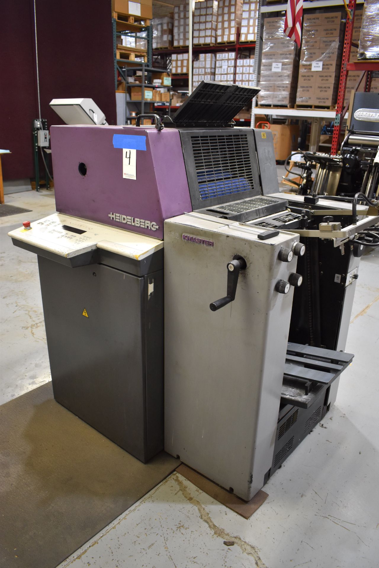 1995 HEIDELBERG 18-1/8 X 13-1/2 (APPROX.) QUICKMASTER TYPE QM46-2 2/C PRINTING PRESS: S/N 956011,