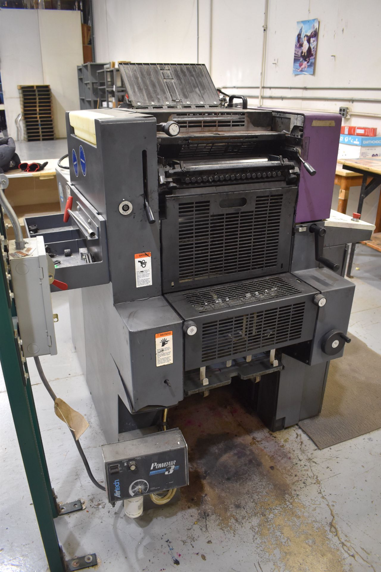 1995 HEIDELBERG 18-1/8 X 13-1/2 (APPROX.) QUICKMASTER TYPE QM46-2 2/C PRINTING PRESS: S/N 956011, - Image 4 of 9