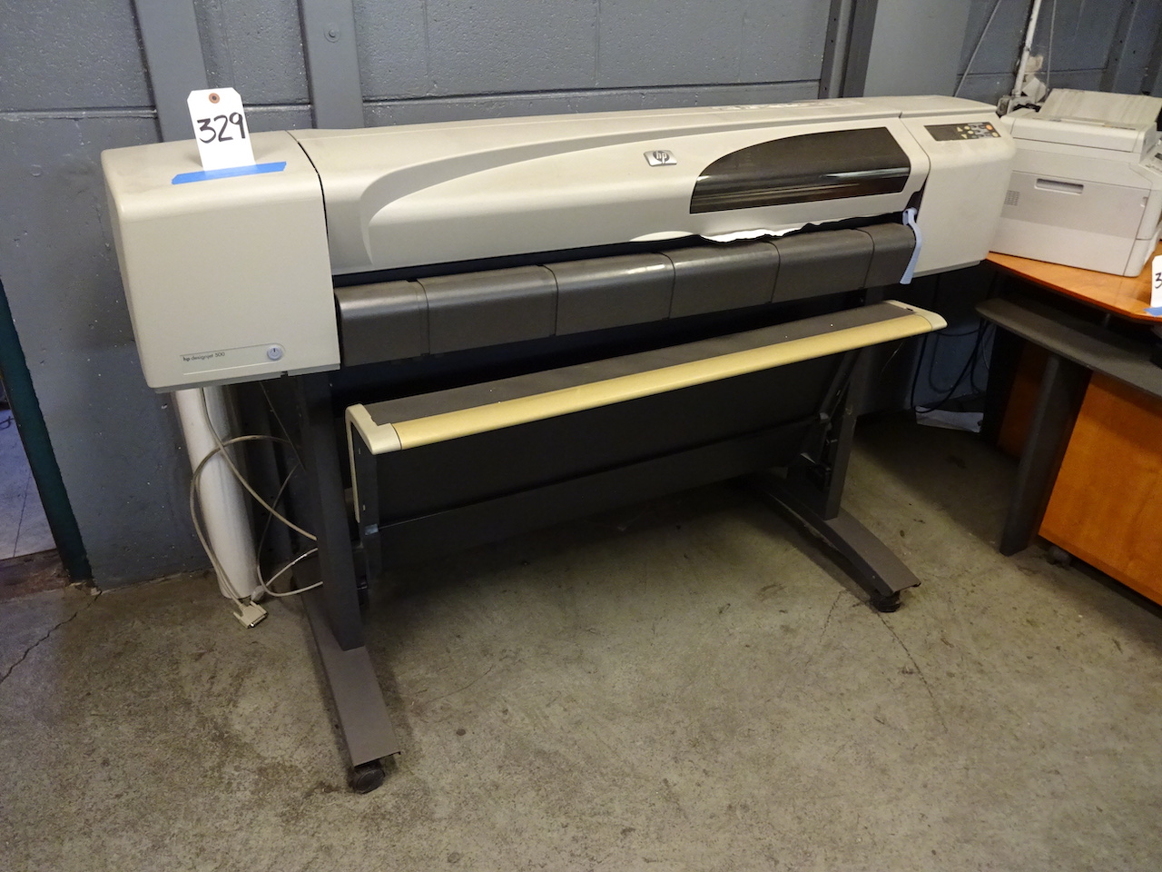 HP DesignJet 500 C7770B Large Format Plotter Printer w/Ink TESTED/WORKING |  eBay