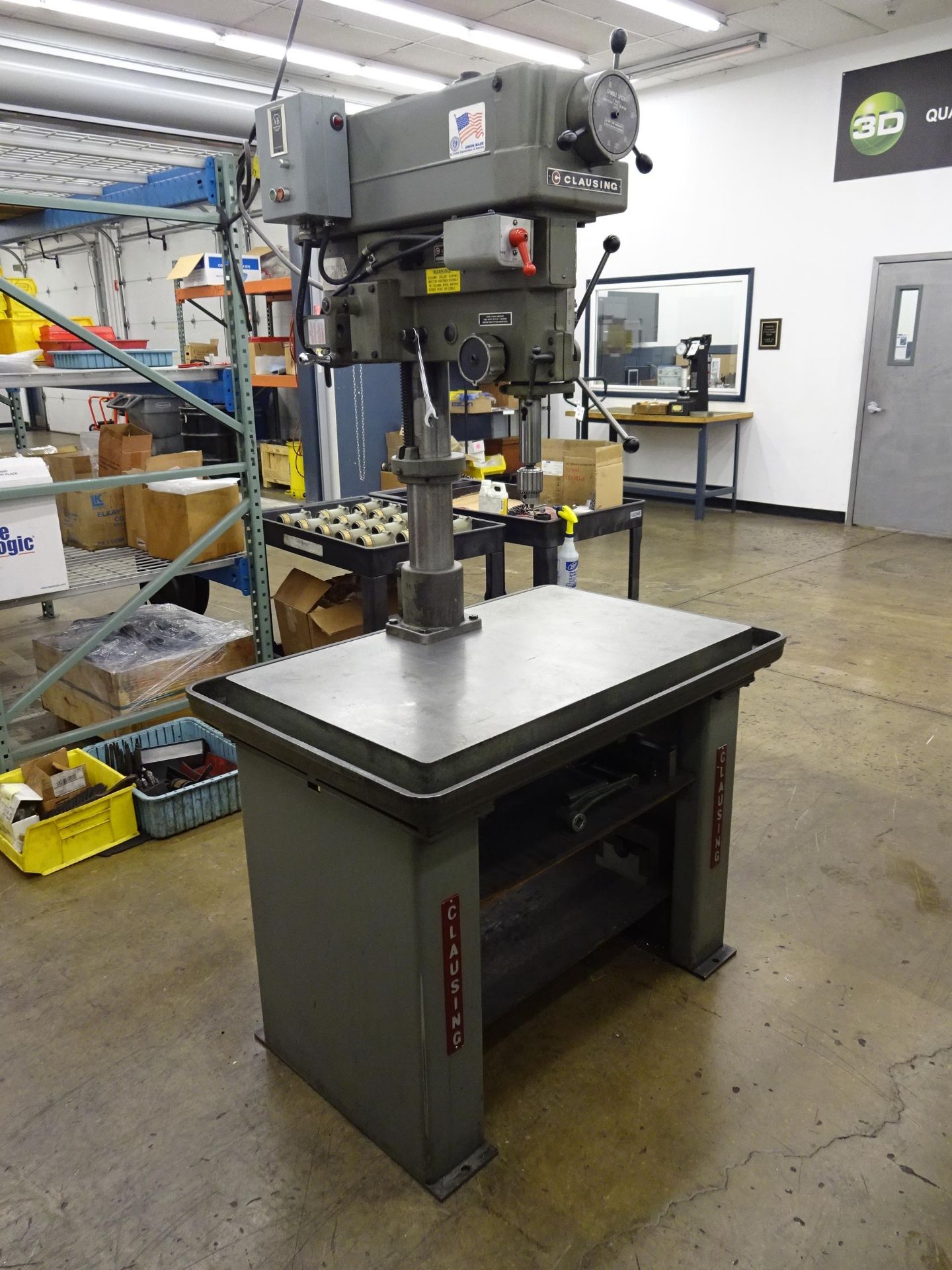 CLAUSING 20" MODEL 2286 VARIABLE SPEED PRODUCTION DRILL PRESS, S/N 528937 - Image 2 of 4