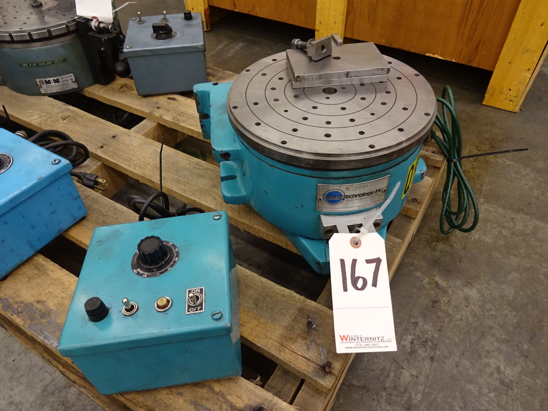 ROTO-TECHNOLOGY 10-1/2 IN. MODEL 710V ROTARY TABLE, S/N RP-4823