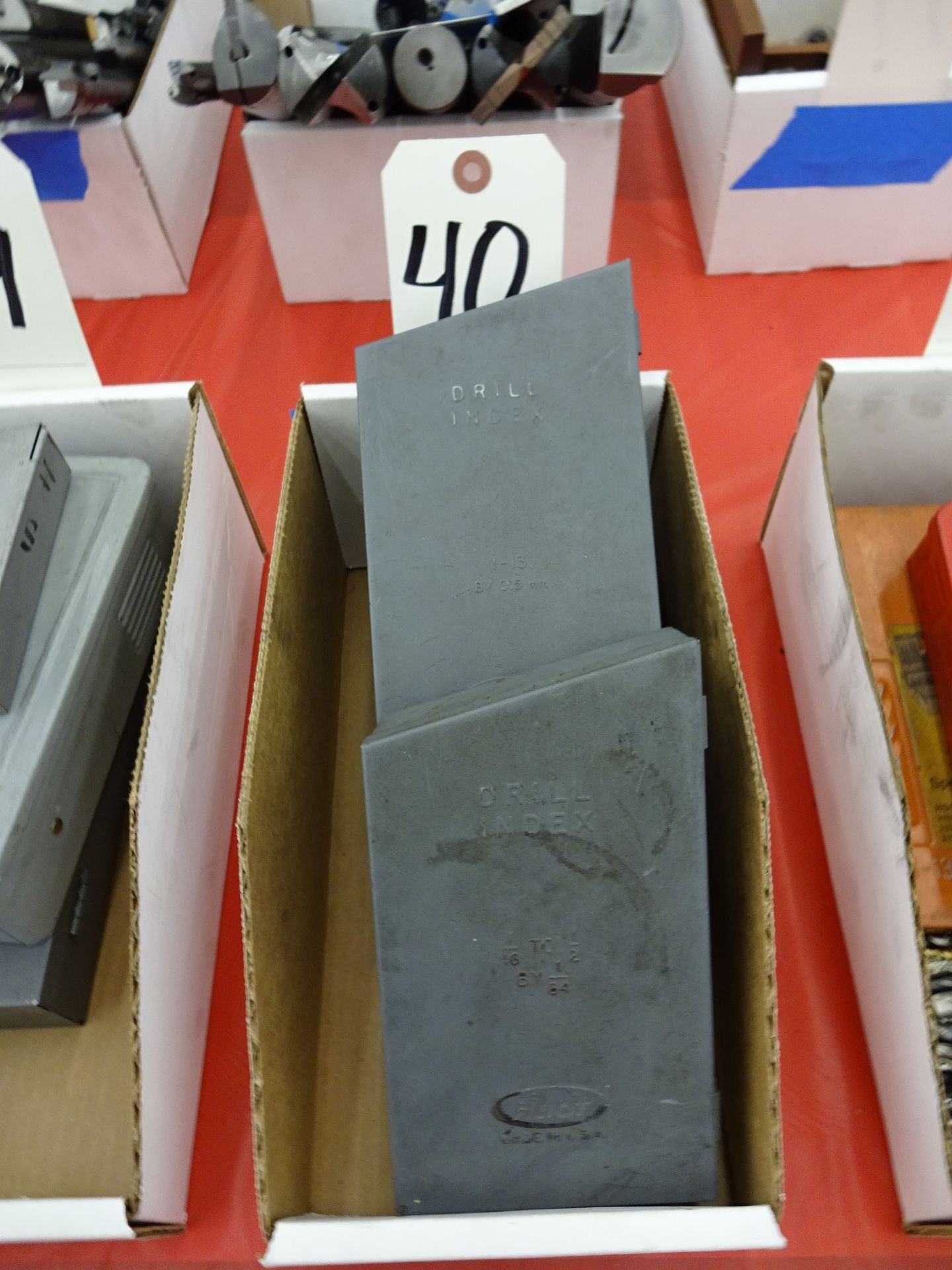 LOT: ASSORTED DRILL INDEXES