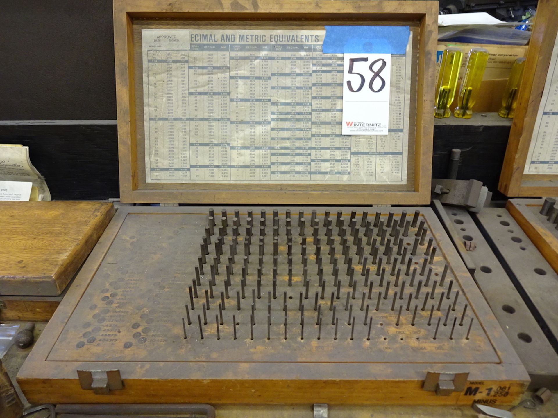 MEYER M-1 .061-.250 PIN GAGE SET