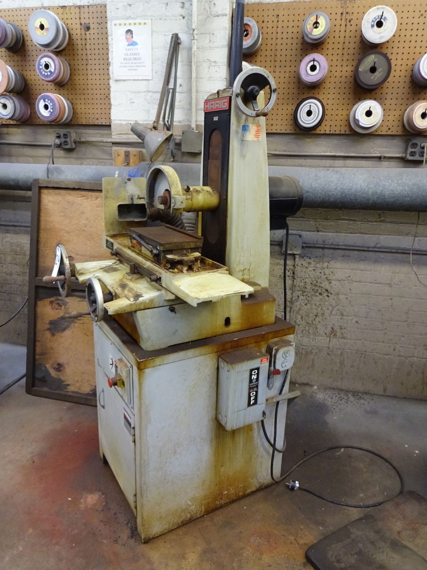 HARIG 6 X 12 MODEL 612 HAND FEED SURFACE GRINDER, S/N 19862 - Image 3 of 3