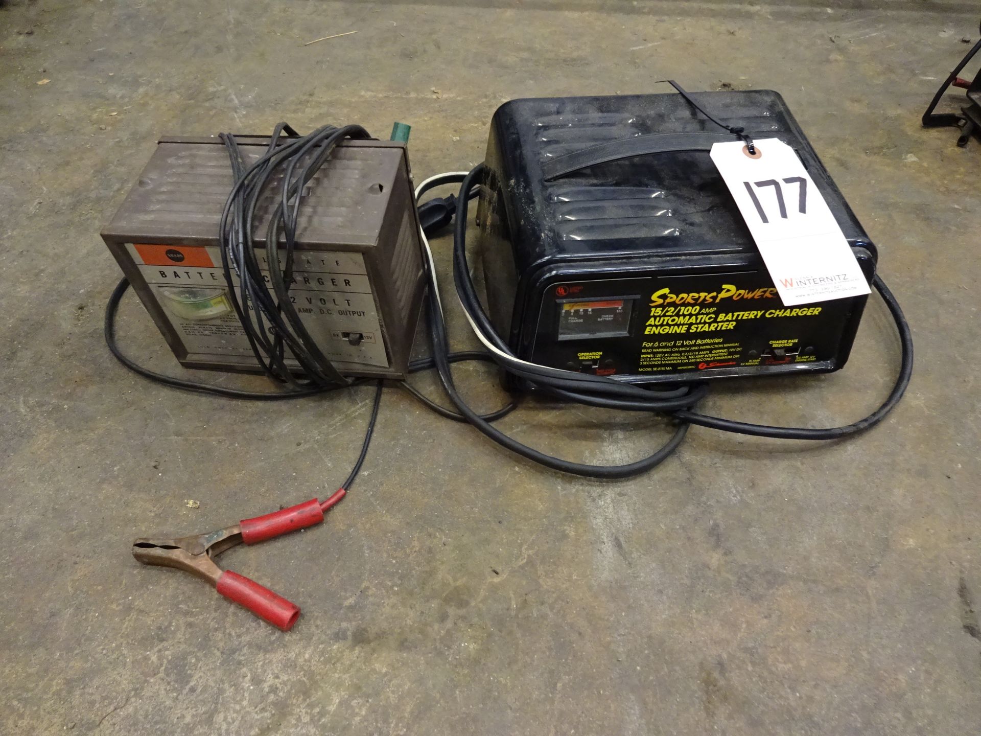 LOT: ALLSTATE & SPORTS POWER BATTERY CHARGERS
